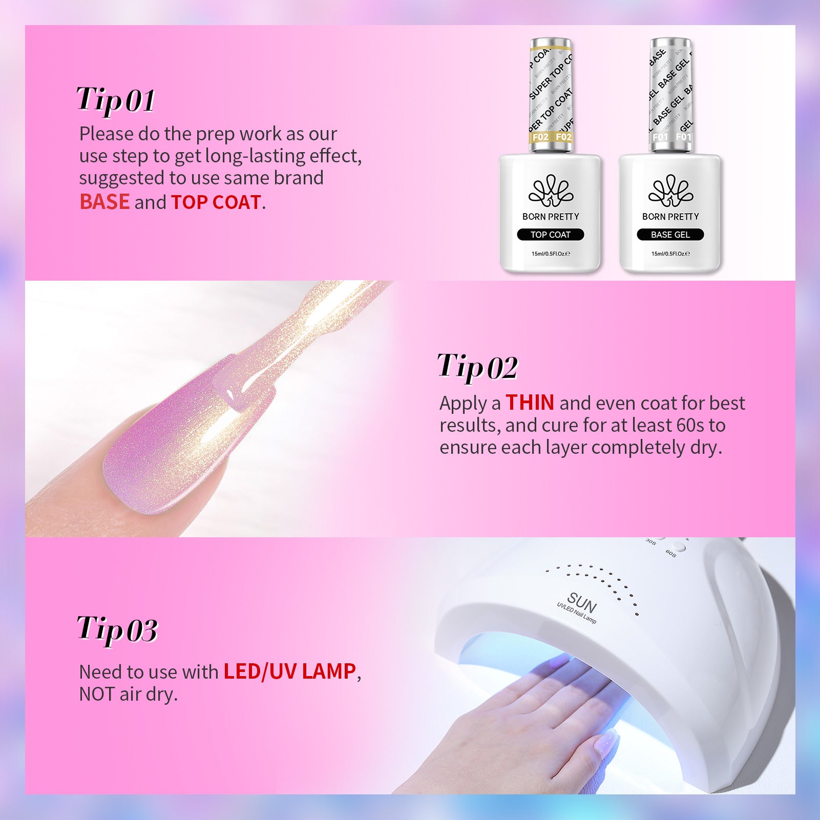 6 Colors Gel Polish Set S05 Neon Fizz 7ml - Long Lasting UV LED Nail Polish Kit for Salon & Home Manicure, Perfect for Nail Art & DIY Nail Designs