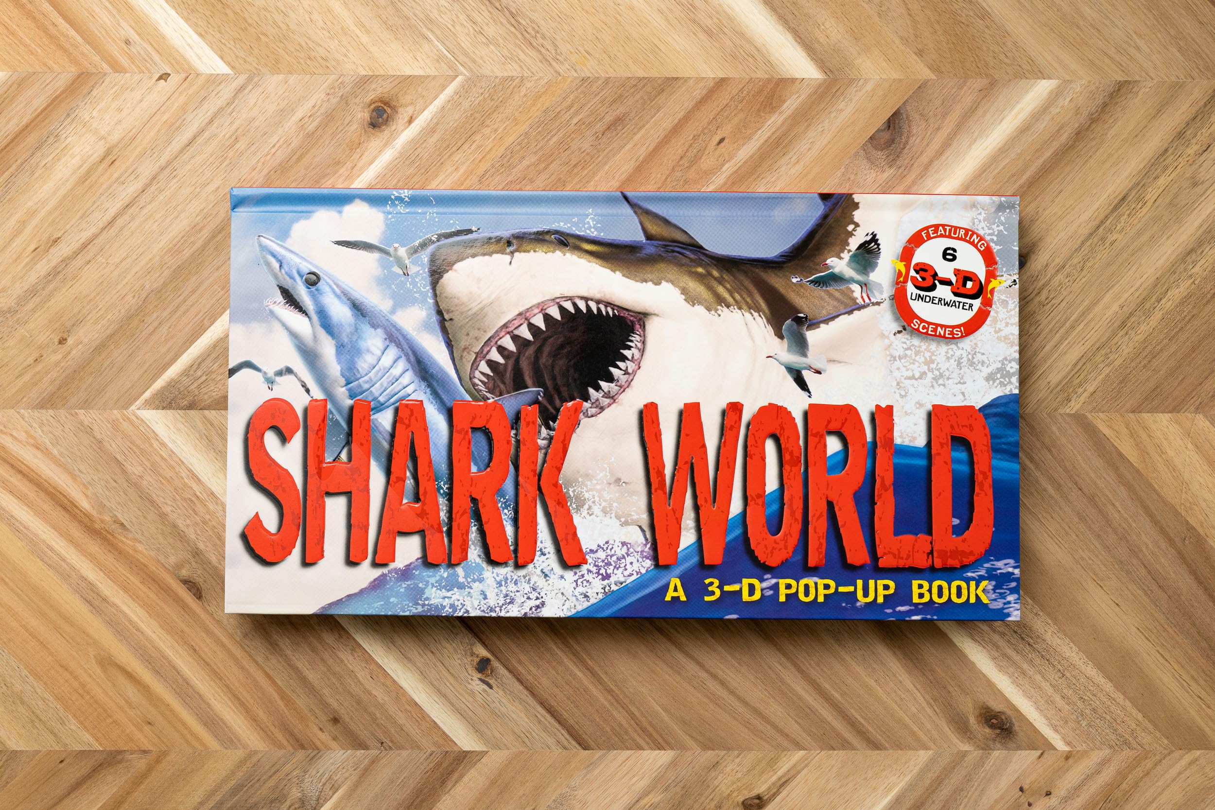 Shark World: 3D Pop-Up Book for Kids - Interactive Ocean Adventure & Educational Learning - Perfect for Gifts, Classrooms & Bedtime Stories