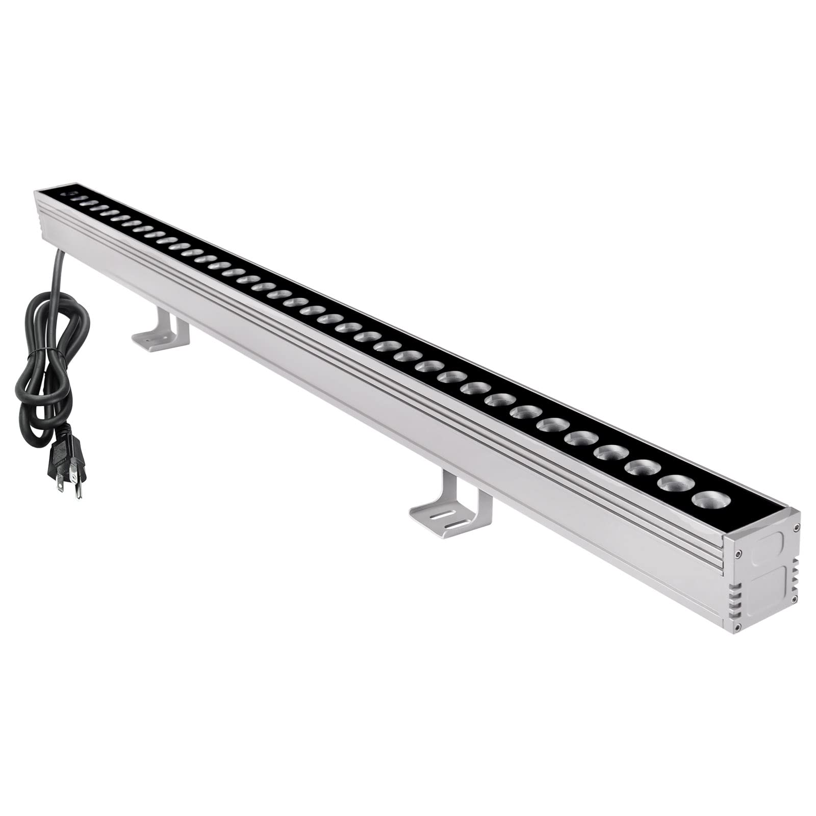 36W Wall Washer LED Lights, 5000K Daylight White Wall Wash Lighting, 3.2ft/40,120V LED Light Bar, IP65 Waterproof - Indoor/Outdoor Plug-in Stage Light for Landscape, Room Decor, Art Display - Perfect for Accent Lighting, Gallery Walls, and Architectural Features