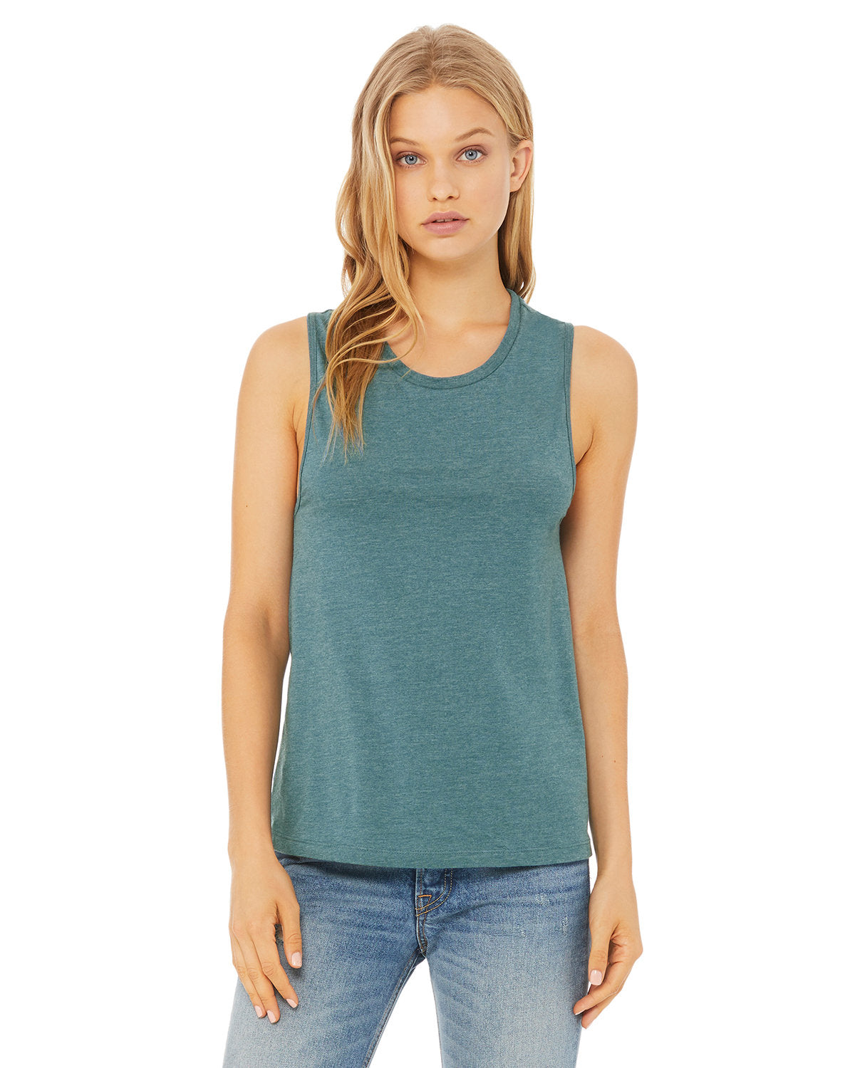Bella + Canvas B6003 Women's Jersey Muscle Tank - Soft & Comfortable Sleeveless Top for Yoga, Gym & Casual Wear