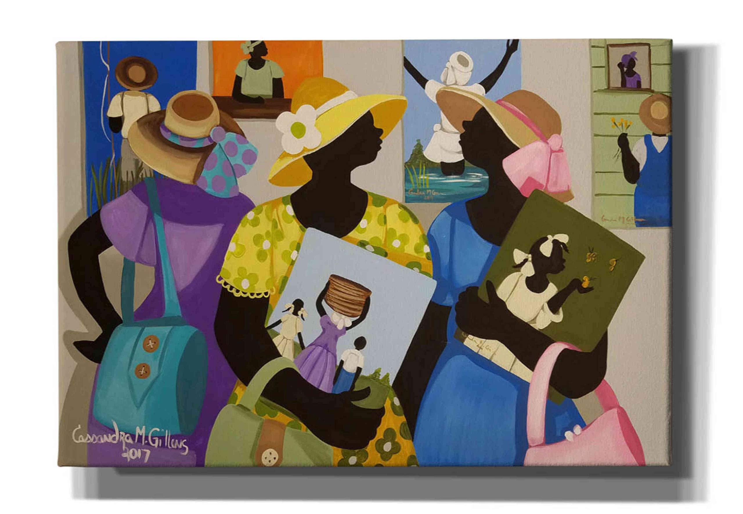 Buy Art by Cassandra Gillens - 26x18 Inch Canvas Wall Art Painting for Living Room, Bedroom & Office Decor
