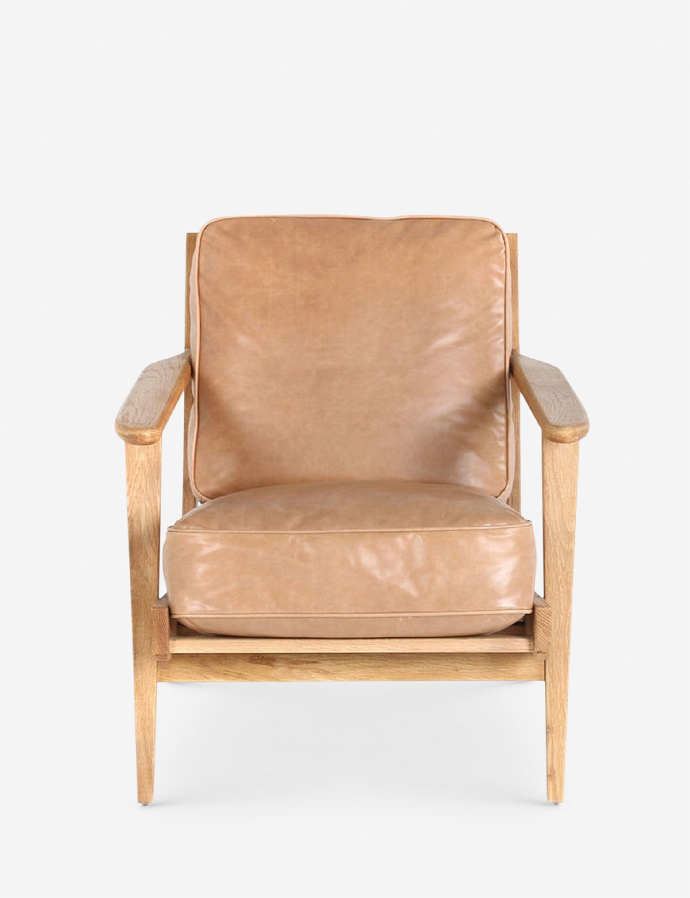 Stylish Austin Accent Chair - Mid-Century Modern Lounge Chair for Living Room, Bedroom & Office - Comfortable Upholstered Armchair with Wooden Legs - Perfect for Home Decor & Relaxation