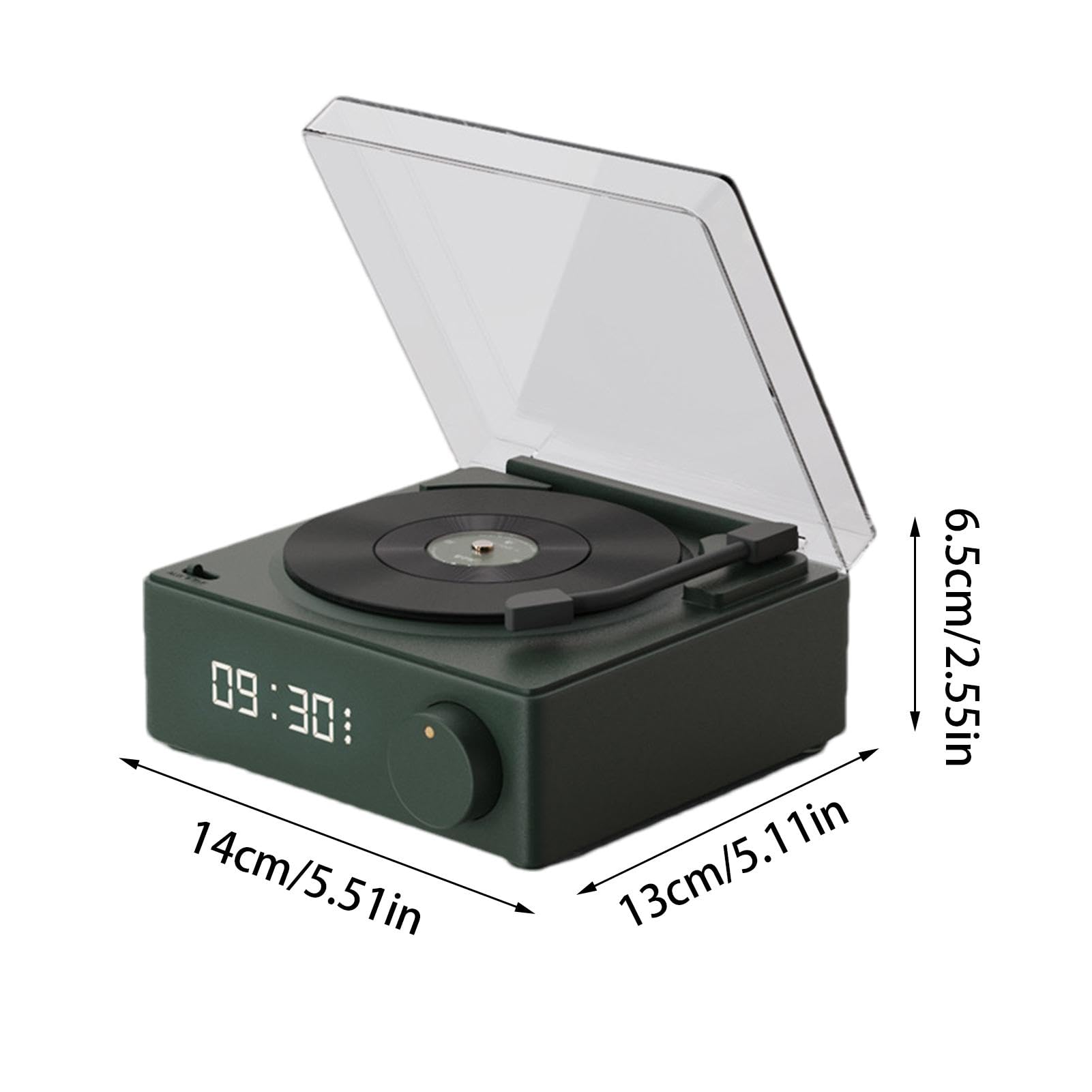 Wireless Turntable with Smart Speakers for Travel, Yard, and Outdoor Activities – Portable Record Player for Home, Parties, and Camping
