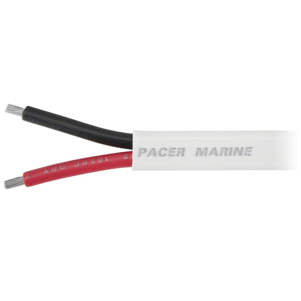 12/2 AWG Duplex Cable - Red/Black - 500ft - Pacer Electrical Wire for Home Wiring, Outdoor Lighting, and DIY Projects
