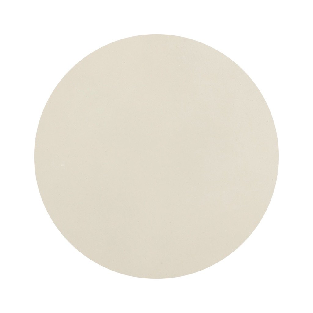 Round Dining Table 42 Inch - Parchment White Finish - Modern Kitchen & Dining Room Furniture for Small Spaces