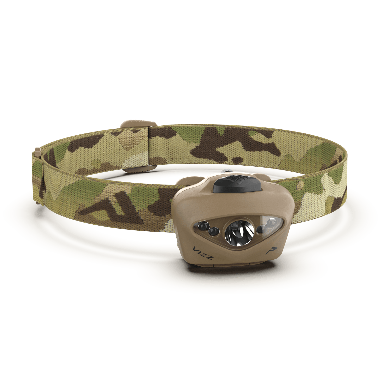 Princeton Tec Vizz 550 RGB Headlamp - 550 Lumens Ultra Bright LED Light with 33 Hours Runtime - Perfect for Camping, Hiking, Running & Outdoor Adventures