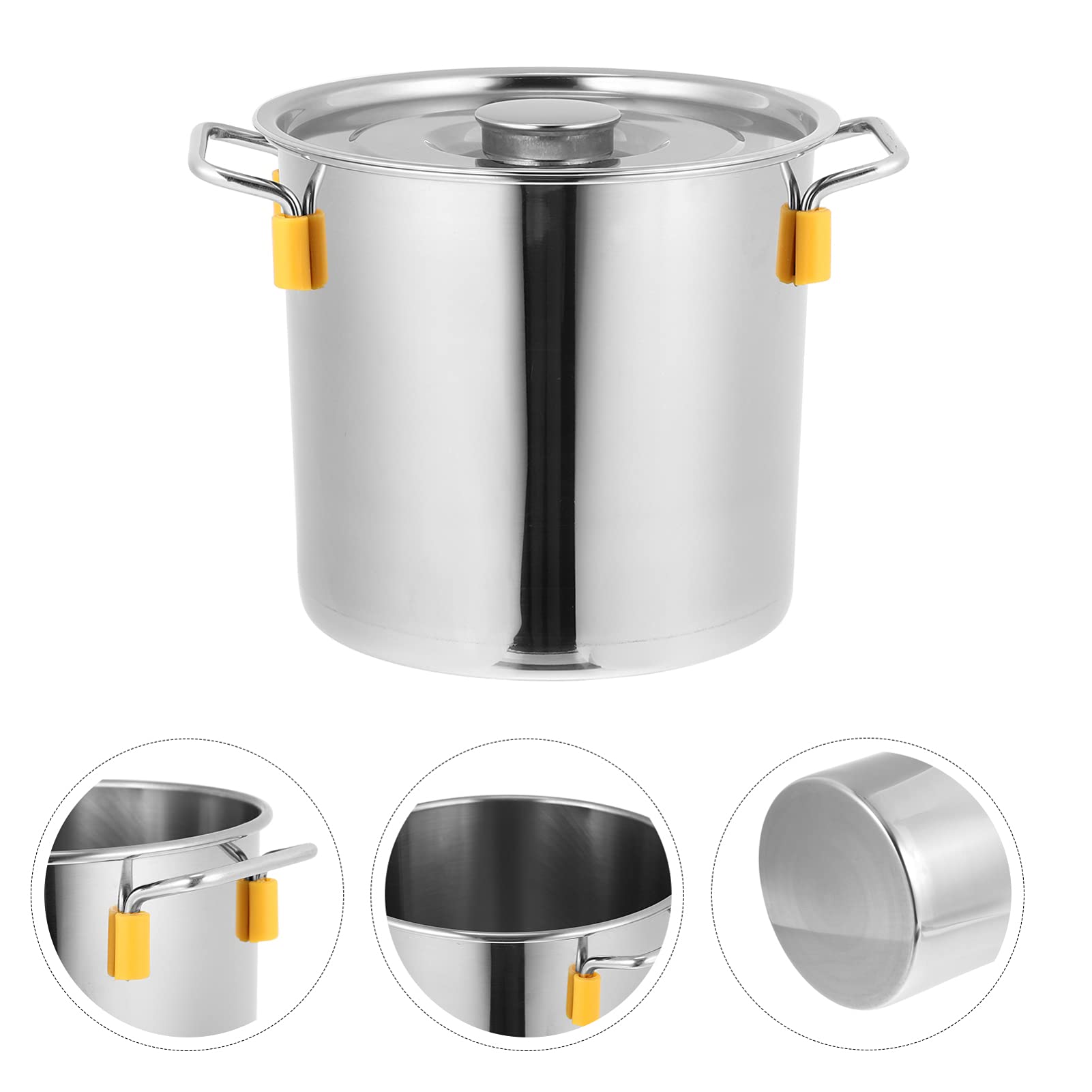Stainless Steel Soup Stock Pot with Tap - 1Pc Heavy Duty Cooking Pot for Steaming, Stewing, Seafood Boiling & Canning | Ideal for Home Kitchens, Restaurants & Outdoor Cooking