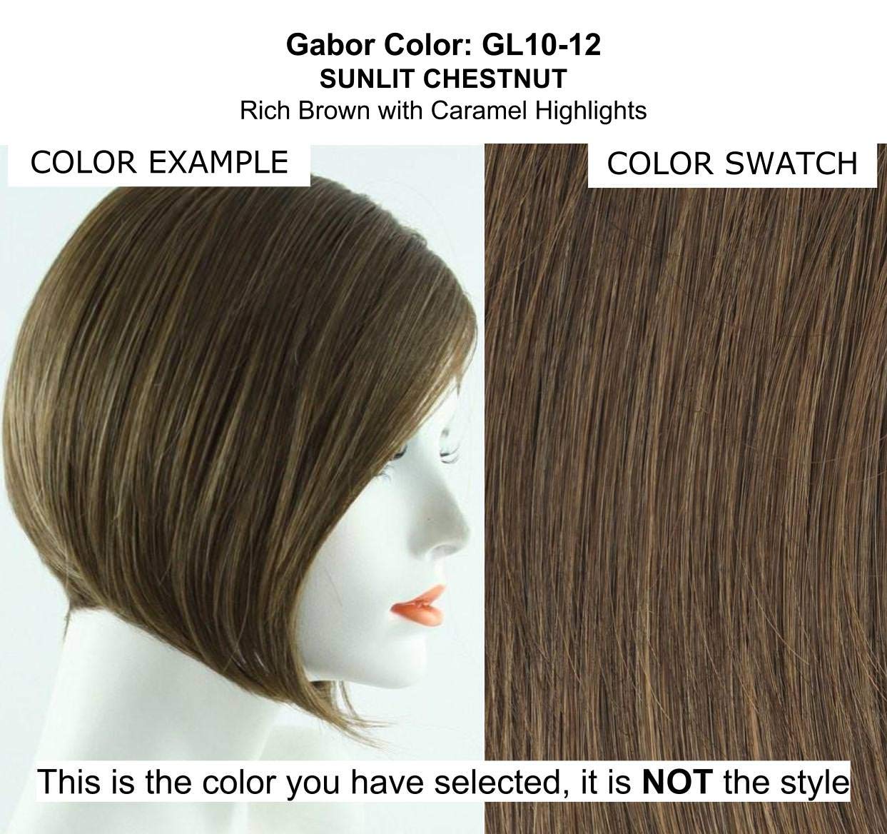 Gabor Belle Wig Bundle - 4 Piece Set (GL10-12 Color) with Christy's Wigs Q&A Booklet, BeautiMark Synthetic Shampoo & Wide Tooth Comb | Perfect for Cosplay, Daily Wear & Hair Care