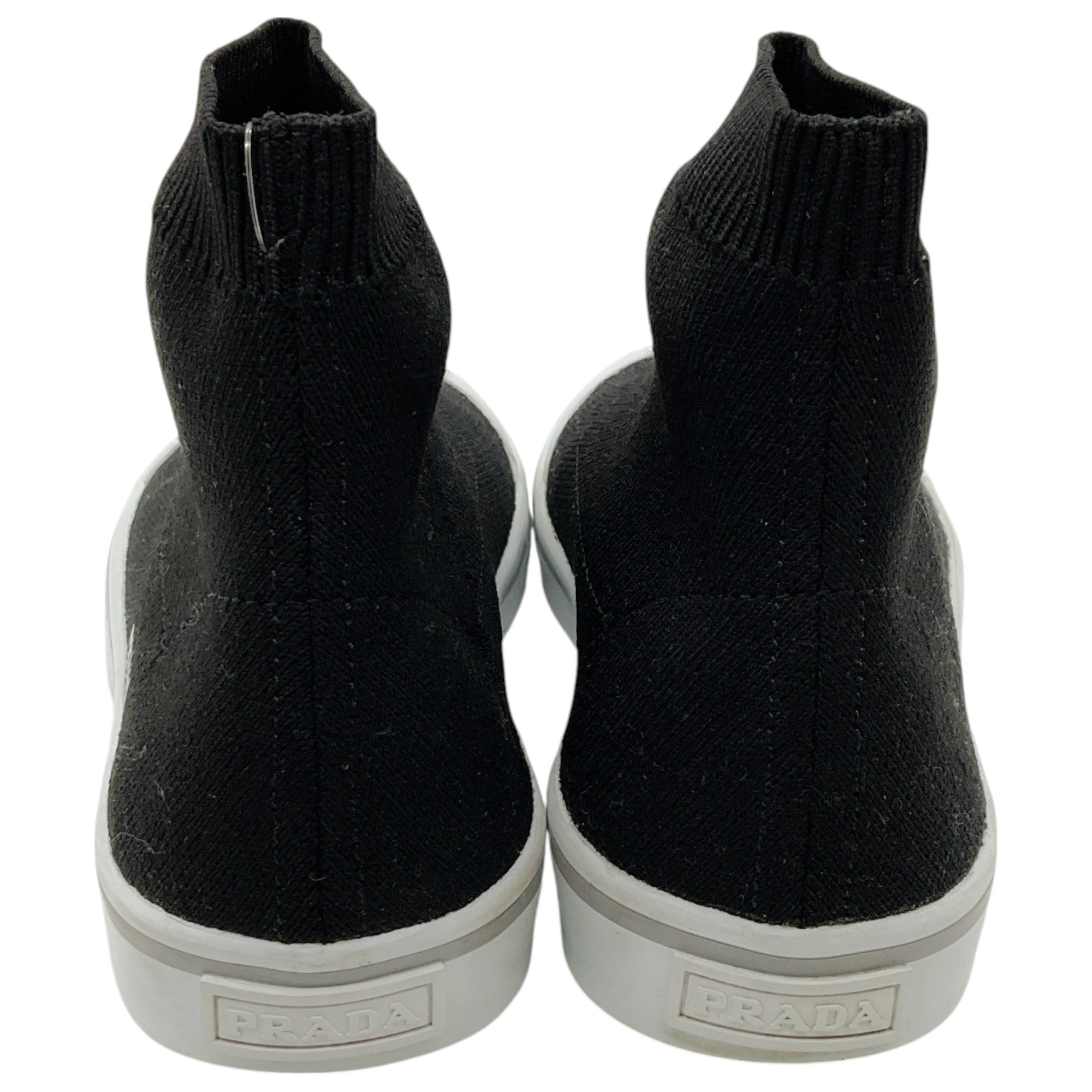 Prada Kids Black Stretch Sock Sneakers - Comfortable Breathable Shoes for Boys & Girls - Perfect for School, Play & Everyday Wear