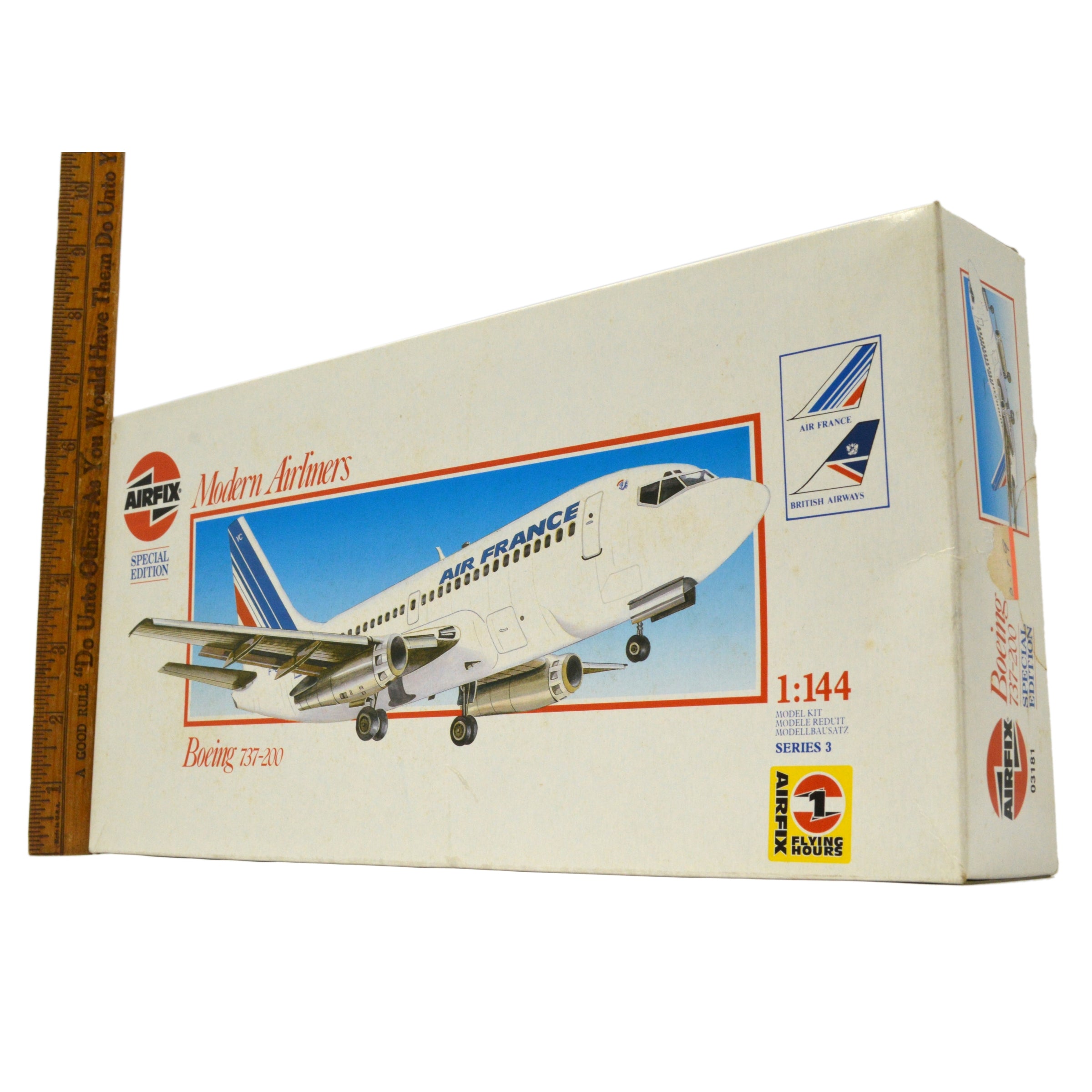 New in Box AIRFIX 1:144 Scale Boeing 737-200 Model Kit #03181 - Perfect for Collectors, Hobbyists & Aviation Enthusiasts - Great for Display, Gifts & DIY Projects