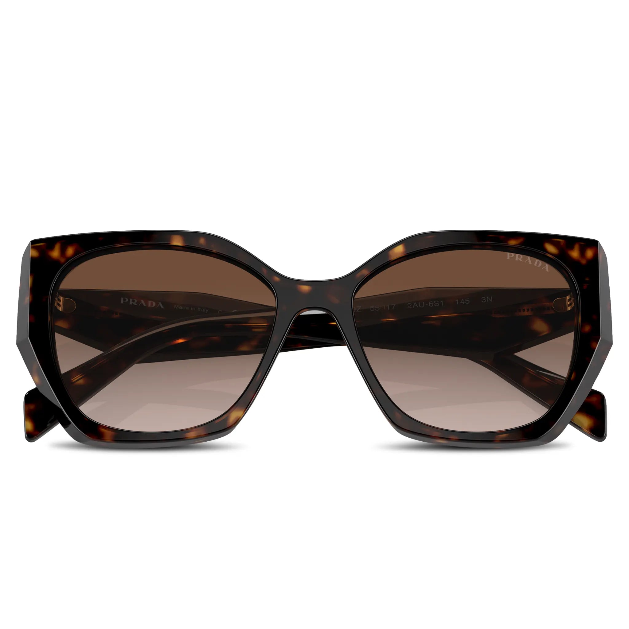 Prada PR 19ZS 2AU6S1 Tortoise Shell Sunglasses for Women - Luxury Designer Shades for Beach, Driving & Outdoor Fashion