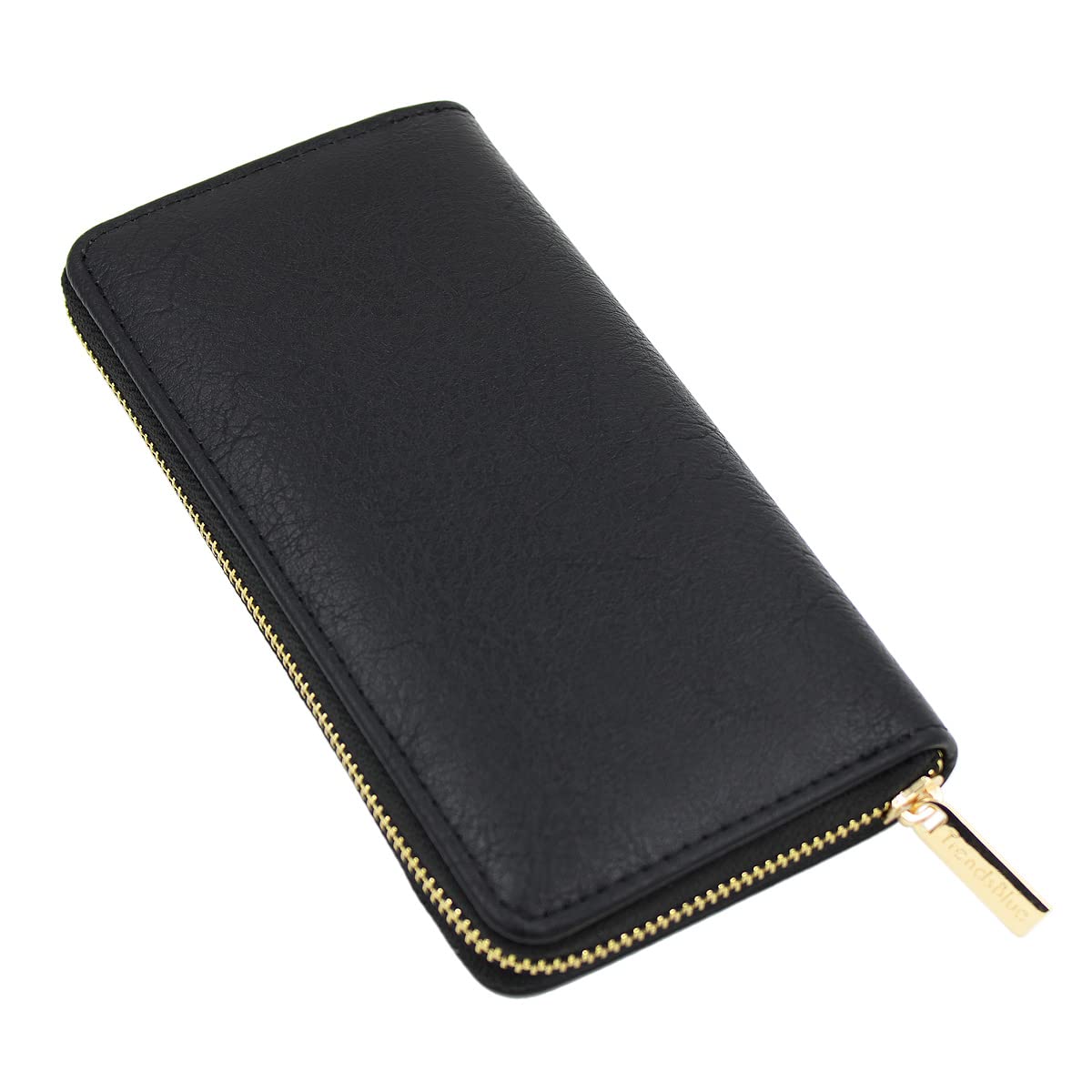 Premium Textured Vegan Antique PU Leather Continental Zip Around Wallet for Women & Men - RFID Blocking Travel Wallet with Multiple Card Slots & ID Window - Perfect for Business, Travel & Everyday Use