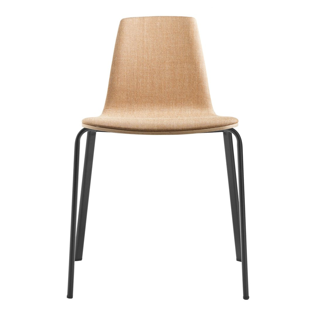 Atal Side Chair with Front Upholstery - Modern Accent Chair for Living Room, Dining Room, or Office