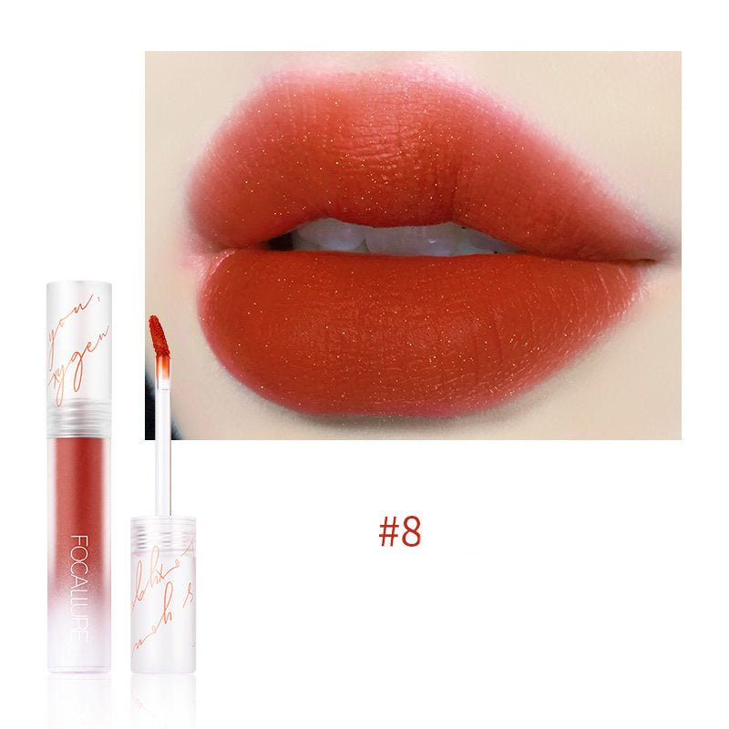 FOCALLURE Velvet Oxygen Lip Gloss - Hydrating Long Lasting Lipstick with Moisturizing Formula - Perfect for Daily Wear, Parties, and Special Occasions