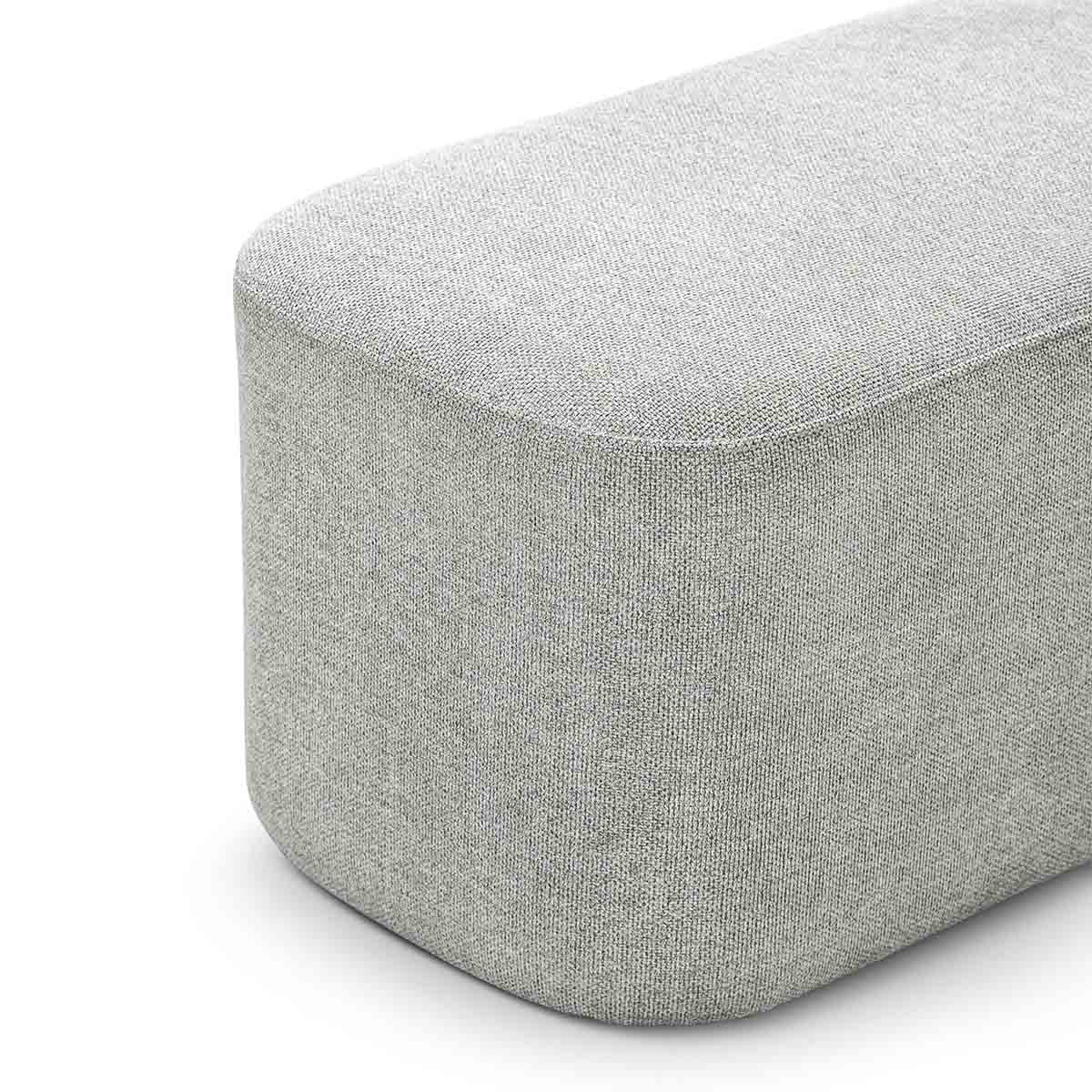 Ayla Fabric Rectangle Ottoman - Stylish and Versatile Footrest, Storage Bench for Living Room, Bedroom, or Nursery | Perfect for Extra Seating and Home Decor