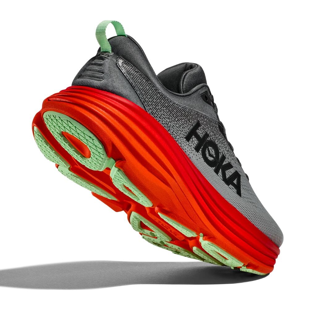 Hoka Men's Bondi 8 Running Shoes - Lightweight Cushioned Sneakers for Marathon, Jogging & Walking - Breathable Mesh Upper with Maximum Support & Comfort