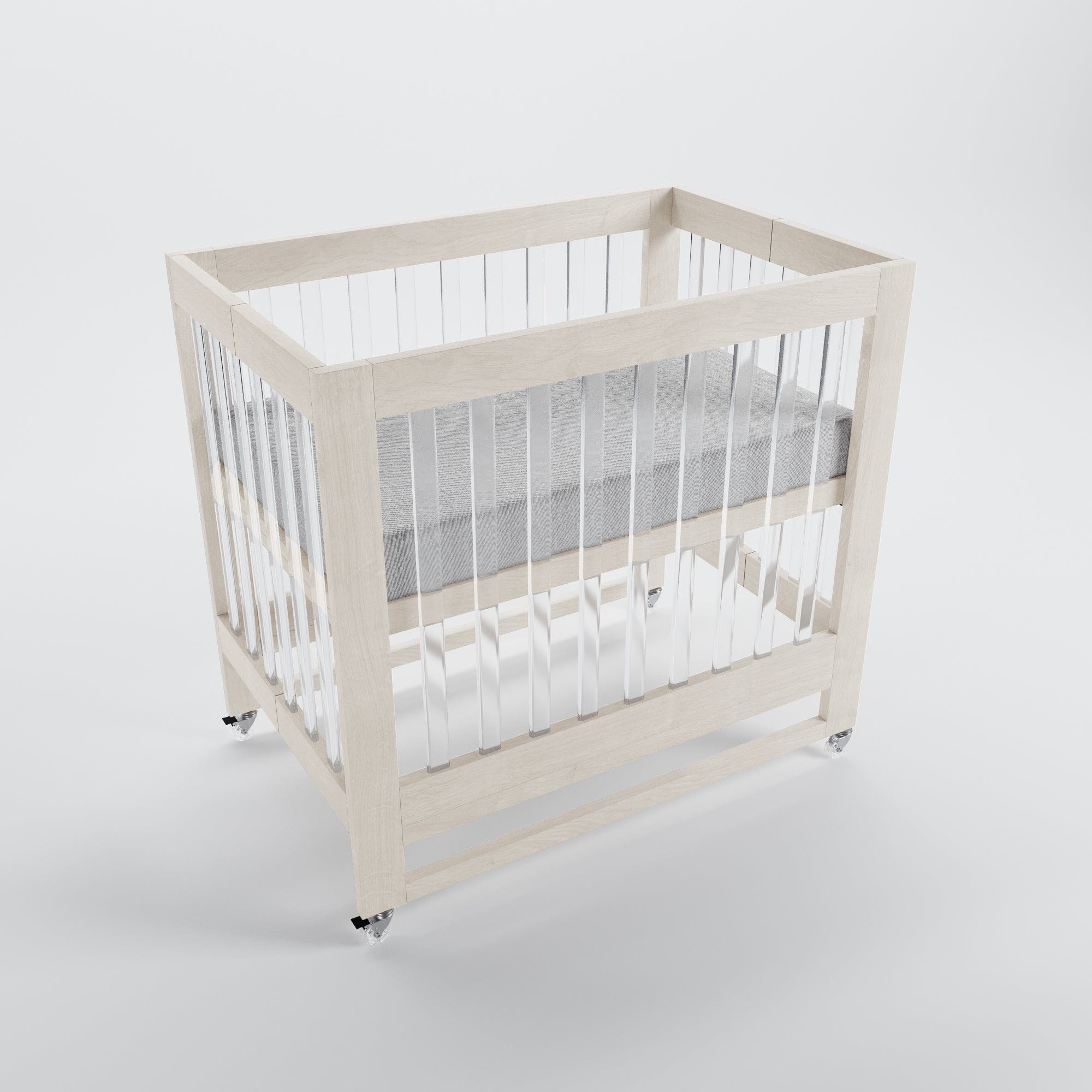 Melo Caress Mini Portable Crib - Lightweight Travel Baby Bed for Newborns & Infants | Perfect for Home, Travel, Camping & Grandparents' House