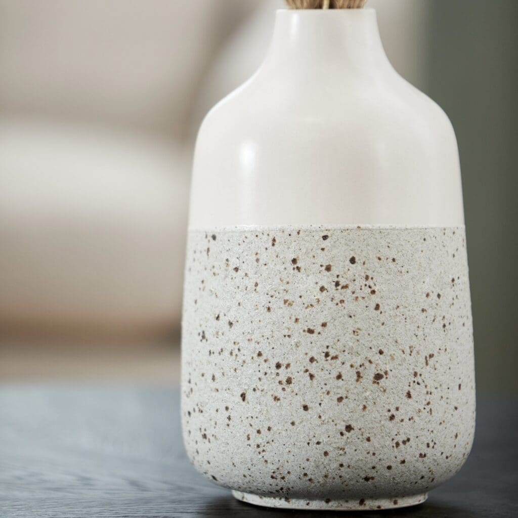 Cyan Design 11194 Summer Shore Vase - White Small Ceramic Vase for Home Decor, Wedding Centerpiece & Coastal Beach House Accent