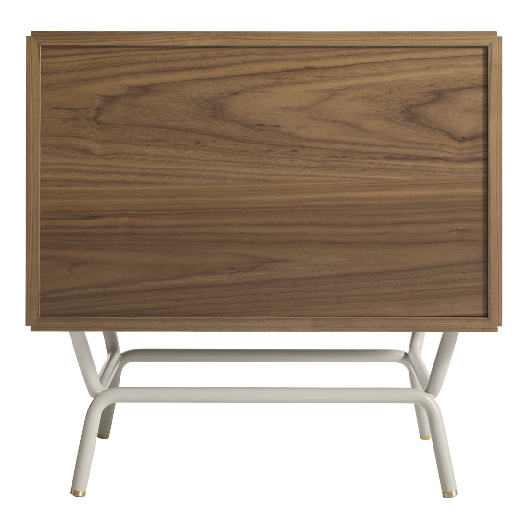 Modern Blu Dot Dang Nightstand - Minimalist Bedside Table with Storage Shelf | Perfect for Small Spaces, Bedrooms & Apartments