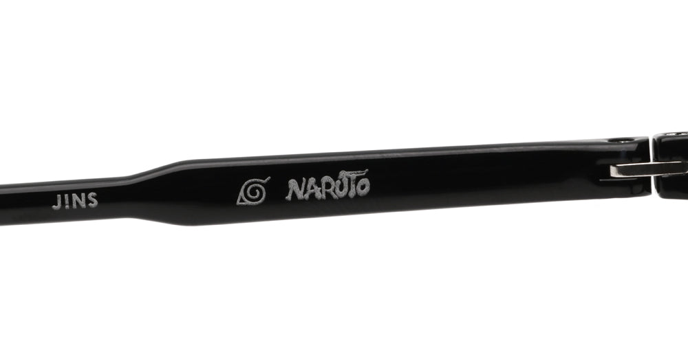 JINS x NARUTO Anime Naruto Model 2 Black Eyeglasses - Perfect for Cosplay, Anime Conventions & Daily Wear