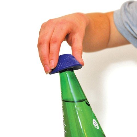Tenura Non-Slip Bottle Opener - Easy Grip Jar Opener for Seniors & Arthritis (Red) - Perfect for Kitchen, Camping, Picnics & Home Use