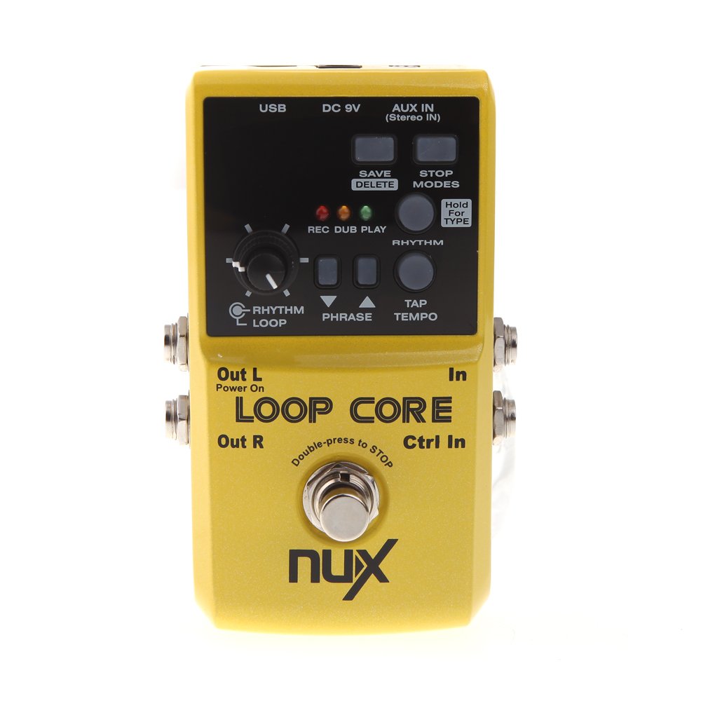 NUX Loop Core Guitar Effects Pedal for Electric Guitar - Perfect for Live Performances, Practice, and Recording Sessions