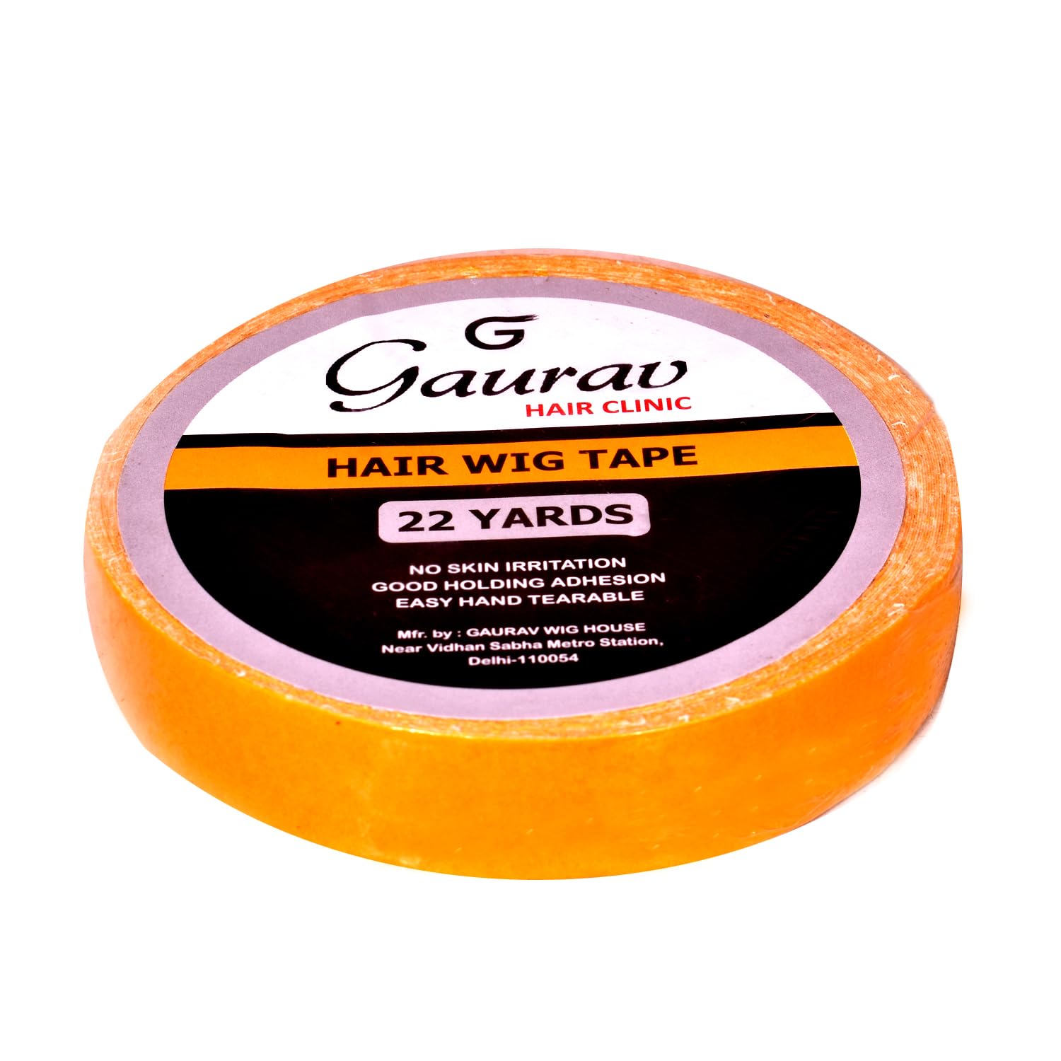 Gaurav Hairwala Double-Sided Cotton Tape - 20 Meter Roll for Hair Patch & Extensions | Easy DIY Application at Home | Secure Hold for Wigs, Toupees & Cosplay