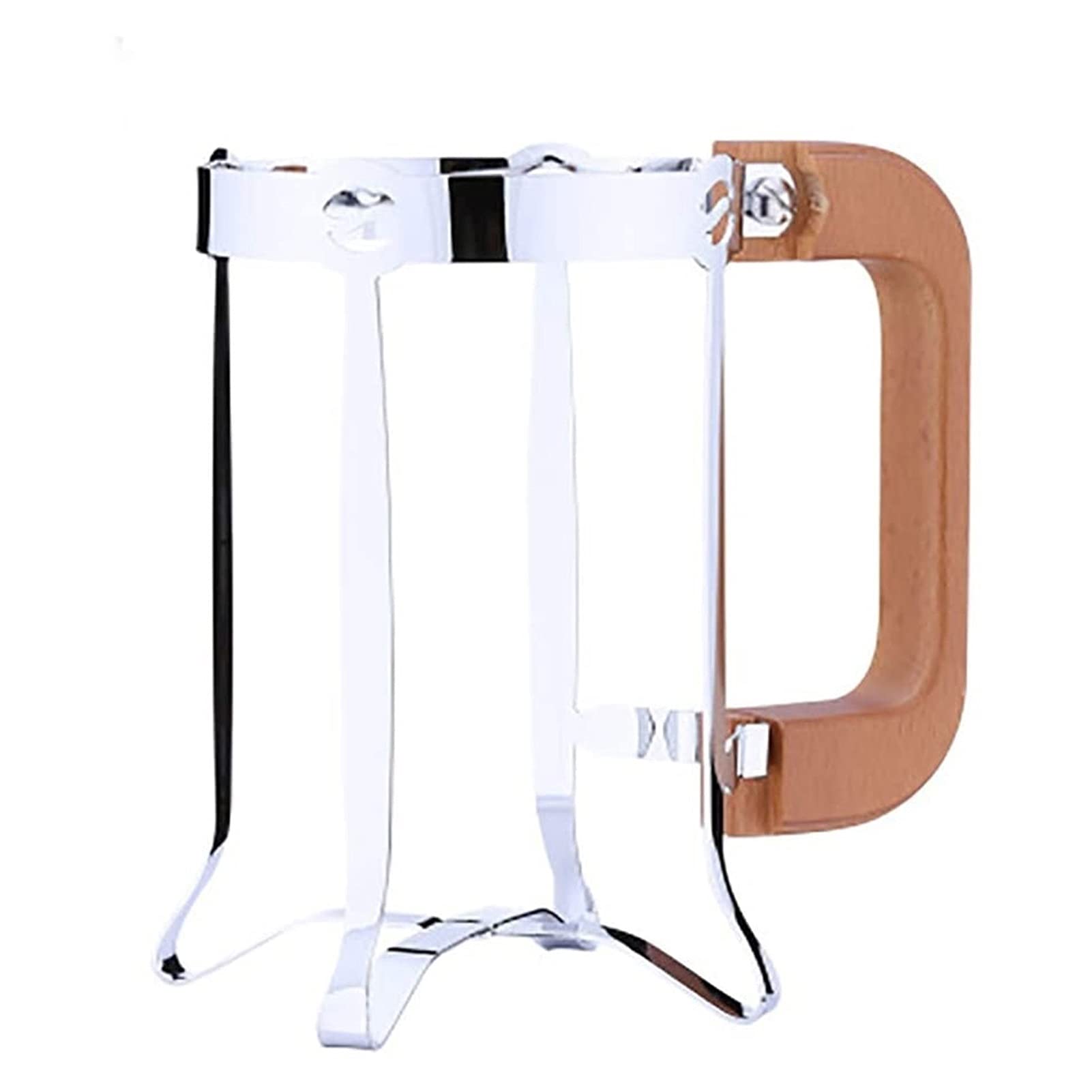 Premium 304 Stainless Steel French Press Coffee Maker with Heat-Resistant Borosilicate Glass - 600ml Capacity for Home, Office & Camping Use