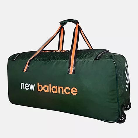 New Balance DC580 Junior Wheelie Cricket Bag - Lightweight Rolling Cricket Gear for Kids & Youth - Perfect for Practice, Matches & Travel