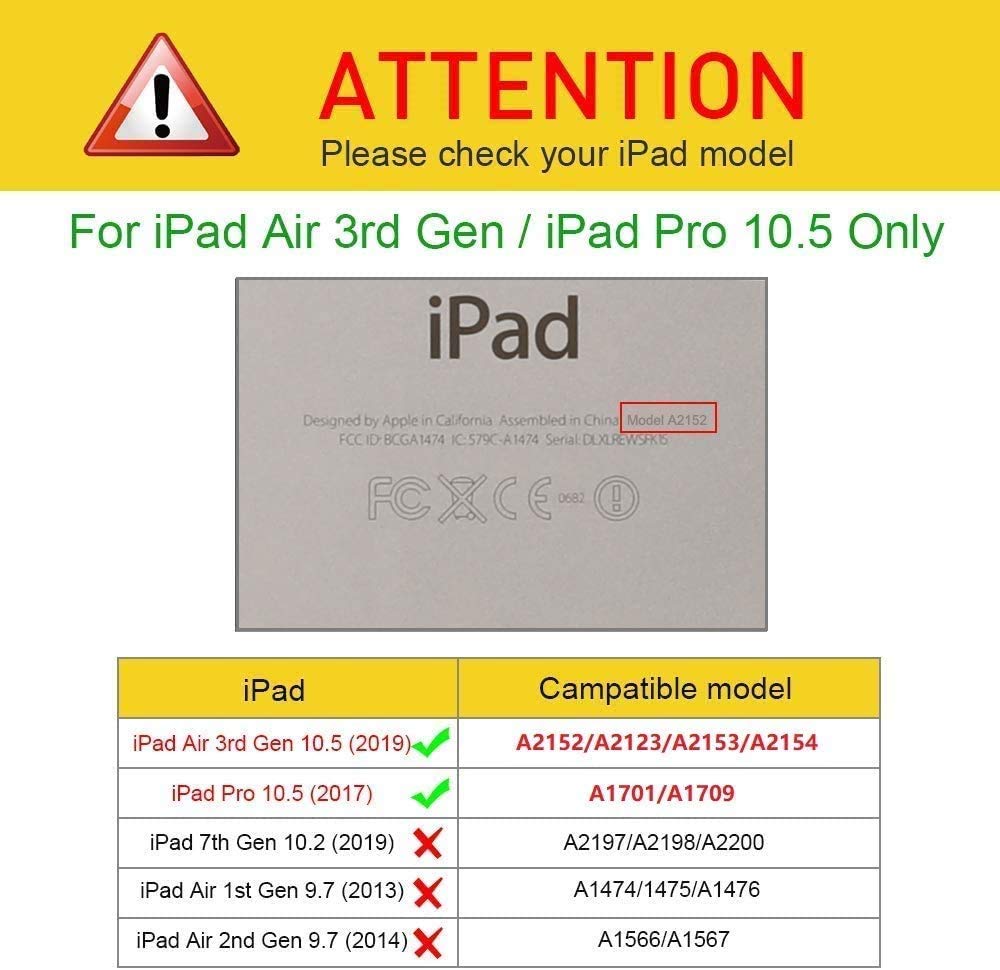 360° Rotating Stand Case for iPad Air 3rd Gen 10.5