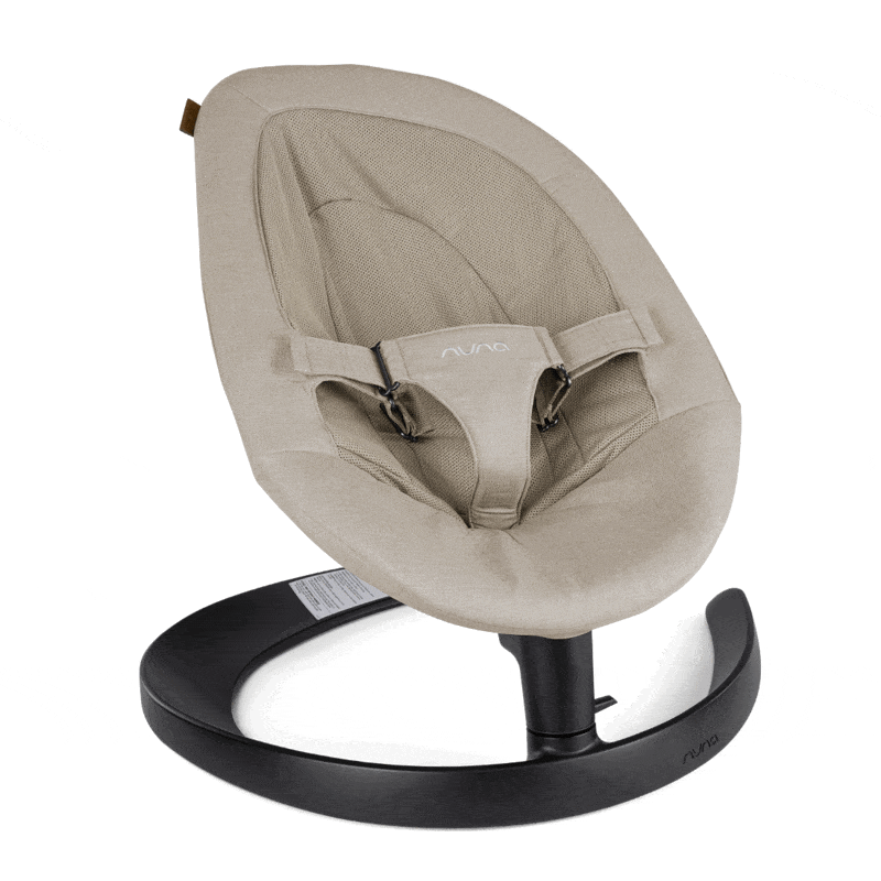 Nuna Leaf Grow Baby Swing with Toy Bar - Adjustable Infant Seat for Newborns to Toddlers - Perfect for Nursery, Living Room & Outdoor Use