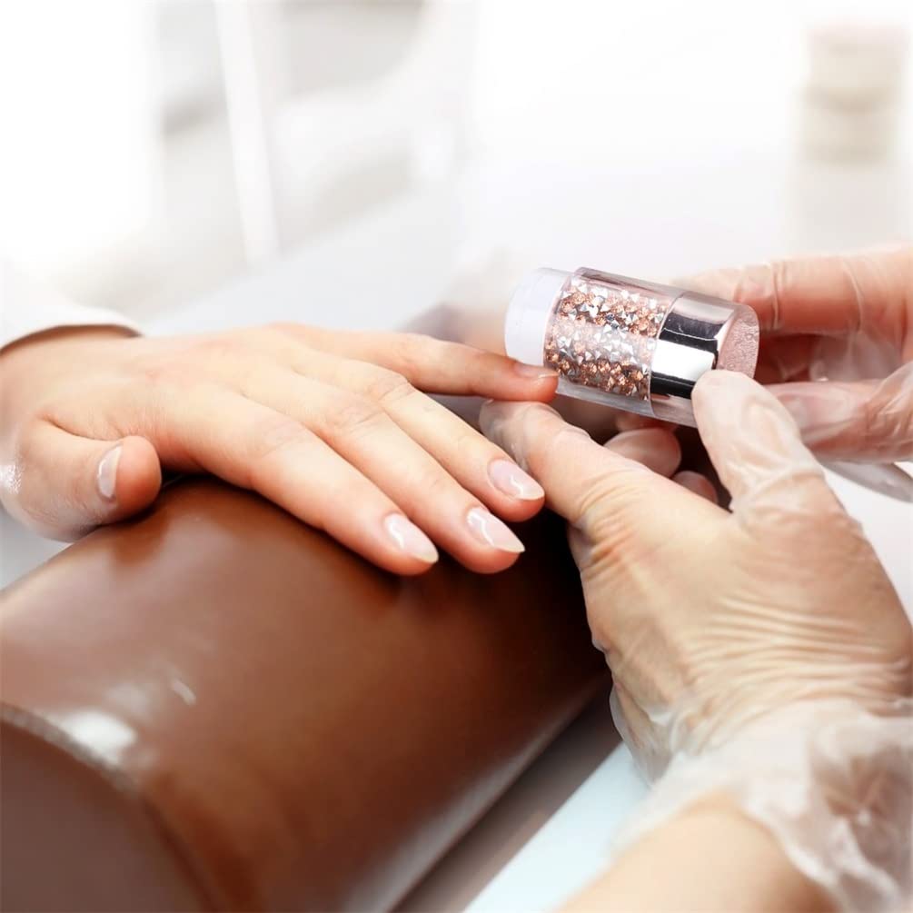 Beaupretty French Tip Nail Art Kit - Double-End Silicone Stamper for Manicure & Nail Stamping | Professional Nail Tech Accessories for Women & Girls | Perfect for DIY Nail Art, Salon Use & Home Manicures