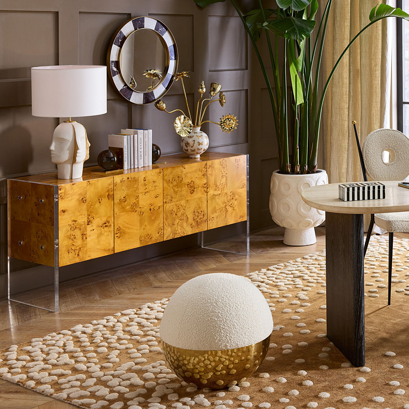 Alphaville Tuffet - Premium Handmade Ottoman Footstool with Storage | Perfect for Living Room, Bedroom & Nursery Decor