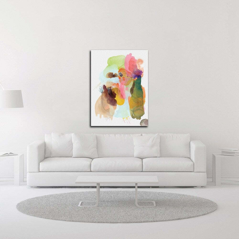 Sunset Landscape Canvas Print by Niya Christine - Stretched & Ready to Hang Wall Art for Living Room, Bedroom Decor