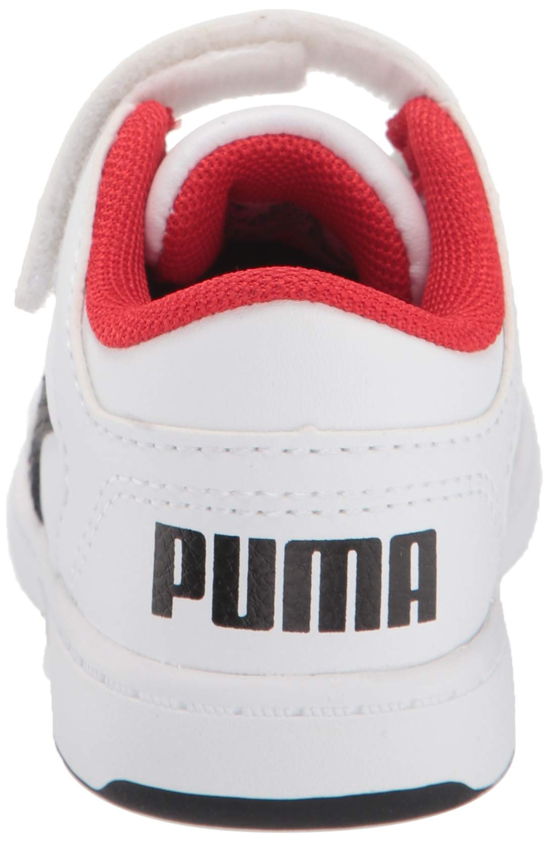 PUMA Unisex Kids Rebound Layup Hook & Loop Sneakers - Lightweight Basketball Shoes for Boys & Girls - Perfect for School, Sports & Casual Wear