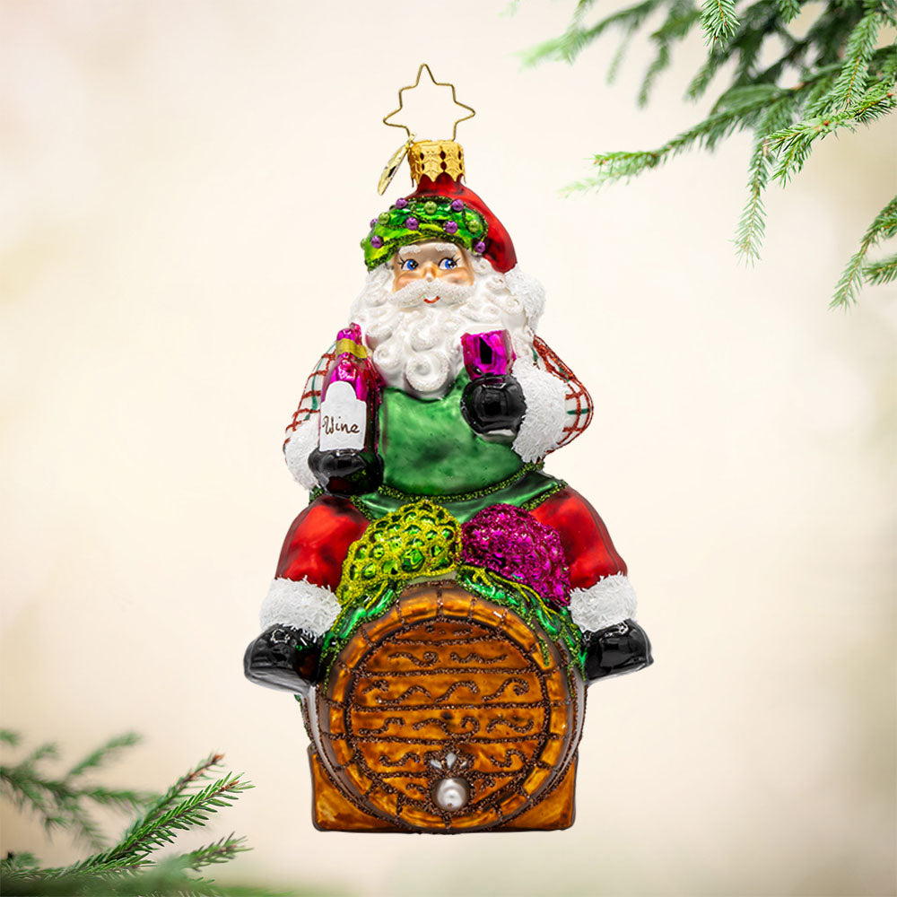 I Believe In Wine Santa