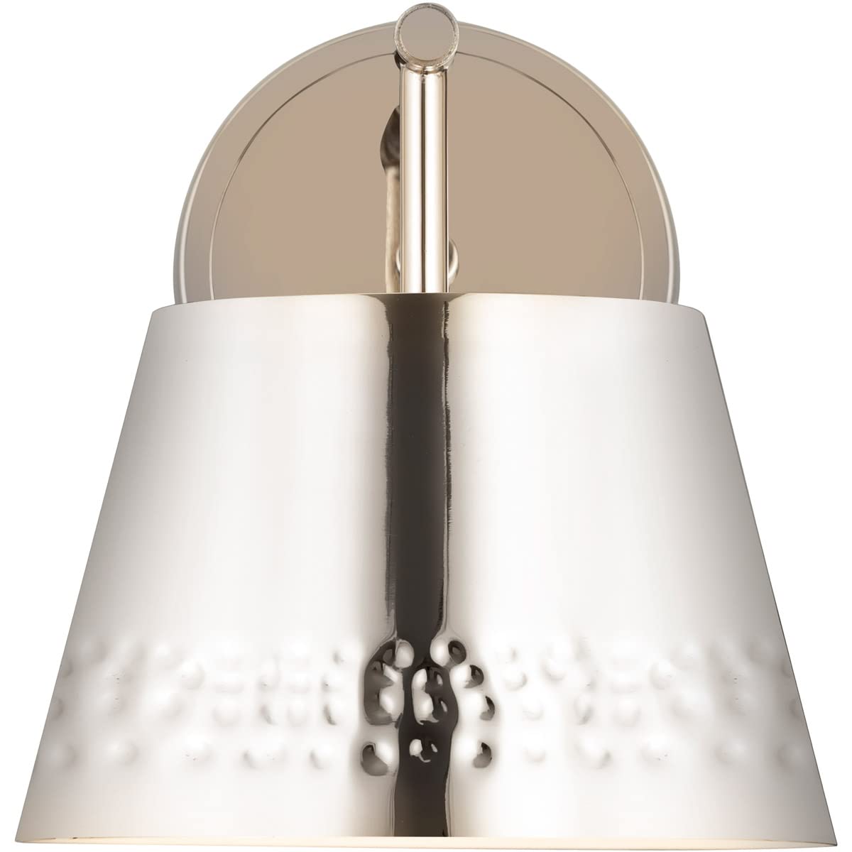 Z-Lite 6013-1S-PN Single Light Wall Sconce - Modern Indoor Lighting Fixture for Bedroom, Hallway & Living Room Decor
