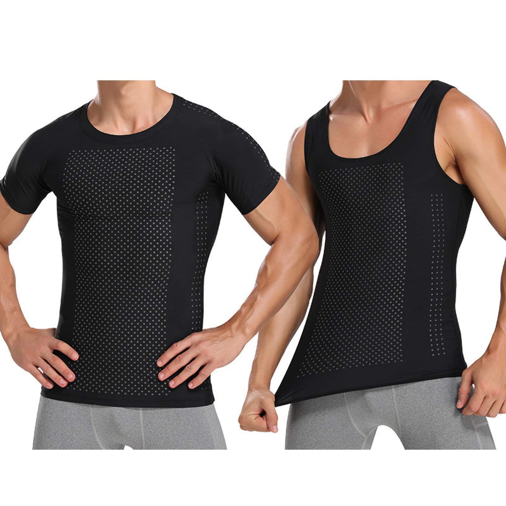 Men's Body Shaping Girdle Underwear - Butt Lifter & Tummy Control Bodysuit for Men - Slimming Shapewear for Workout, Office & Daily Wear - Comfortable Stretch Underwear for All-Day Support