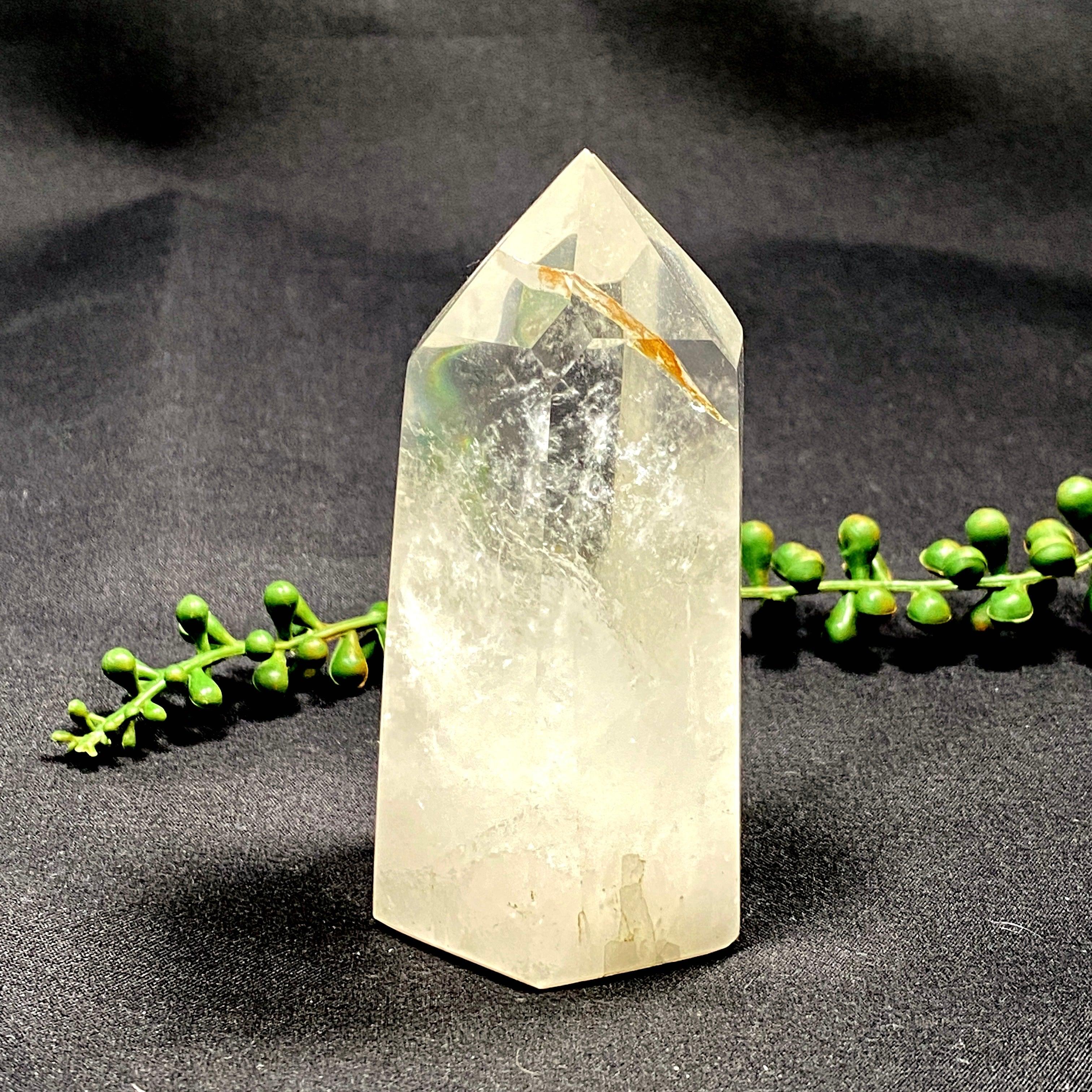 Natural Clear Quartz Point CLQP01 - Healing Crystal for Meditation, Energy Cleansing & Home Decor | Perfect for Reiki, Chakra Balancing & Spiritual Gifts