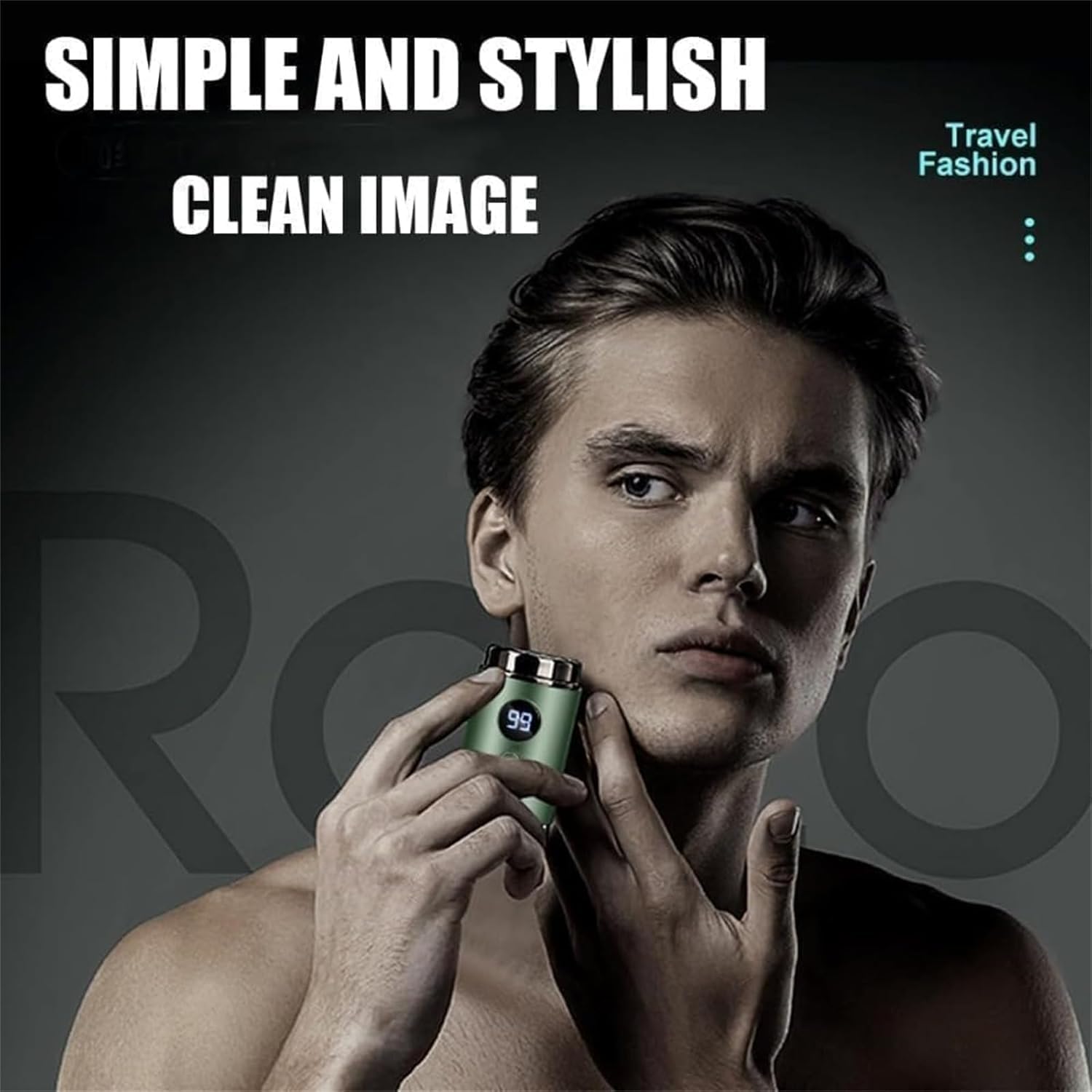 Premium 3D Floating Electric Razor for Men - IPX7 Waterproof, Portable & Compact Travel Shaver - Perfect for Home, Gym, and On-the-Go Grooming