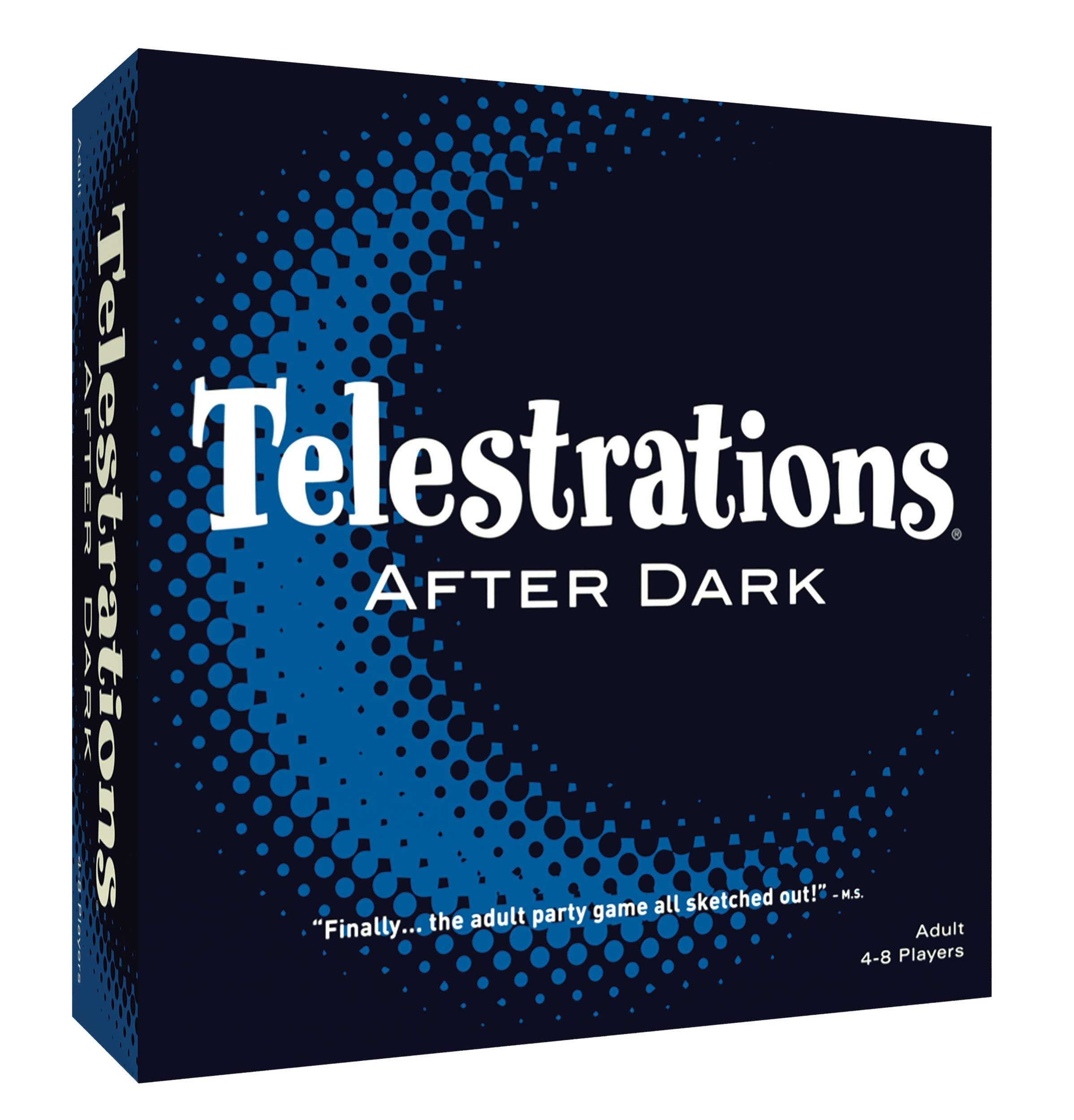 Telestrations After Dark - Hilarious Adult Party Board Game for Game Nights | Fun Adult Version of #1 Party Game | Telephone Game with Drawing & Guessing | Ages 17+ | Perfect for Bachelorette Parties, Date Nights & Adult Gatherings