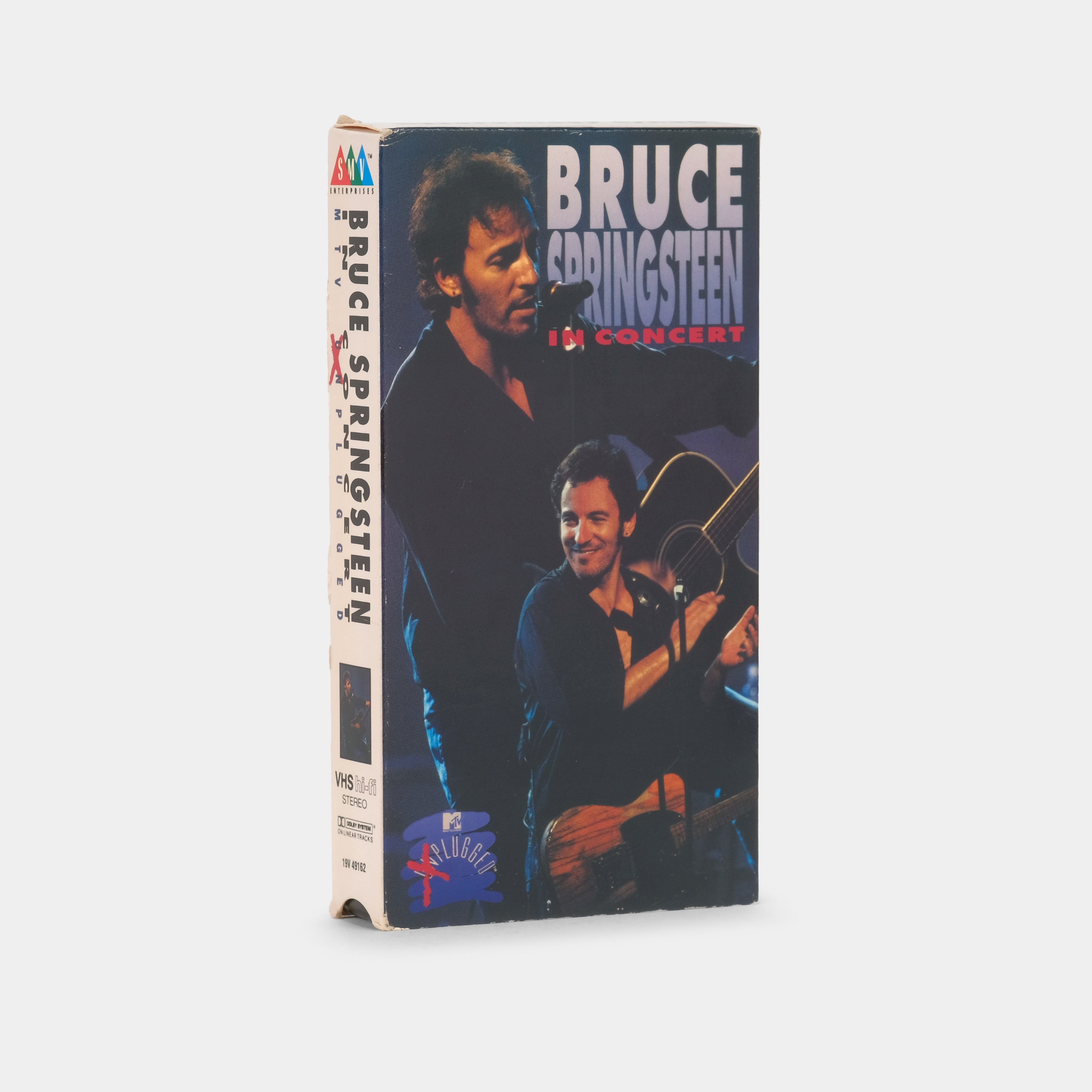 Bruce Springsteen: In Concert & MTV Unplugged VHS Tape - Classic Live Performances for Music Collectors & 90s Nostalgia Fans