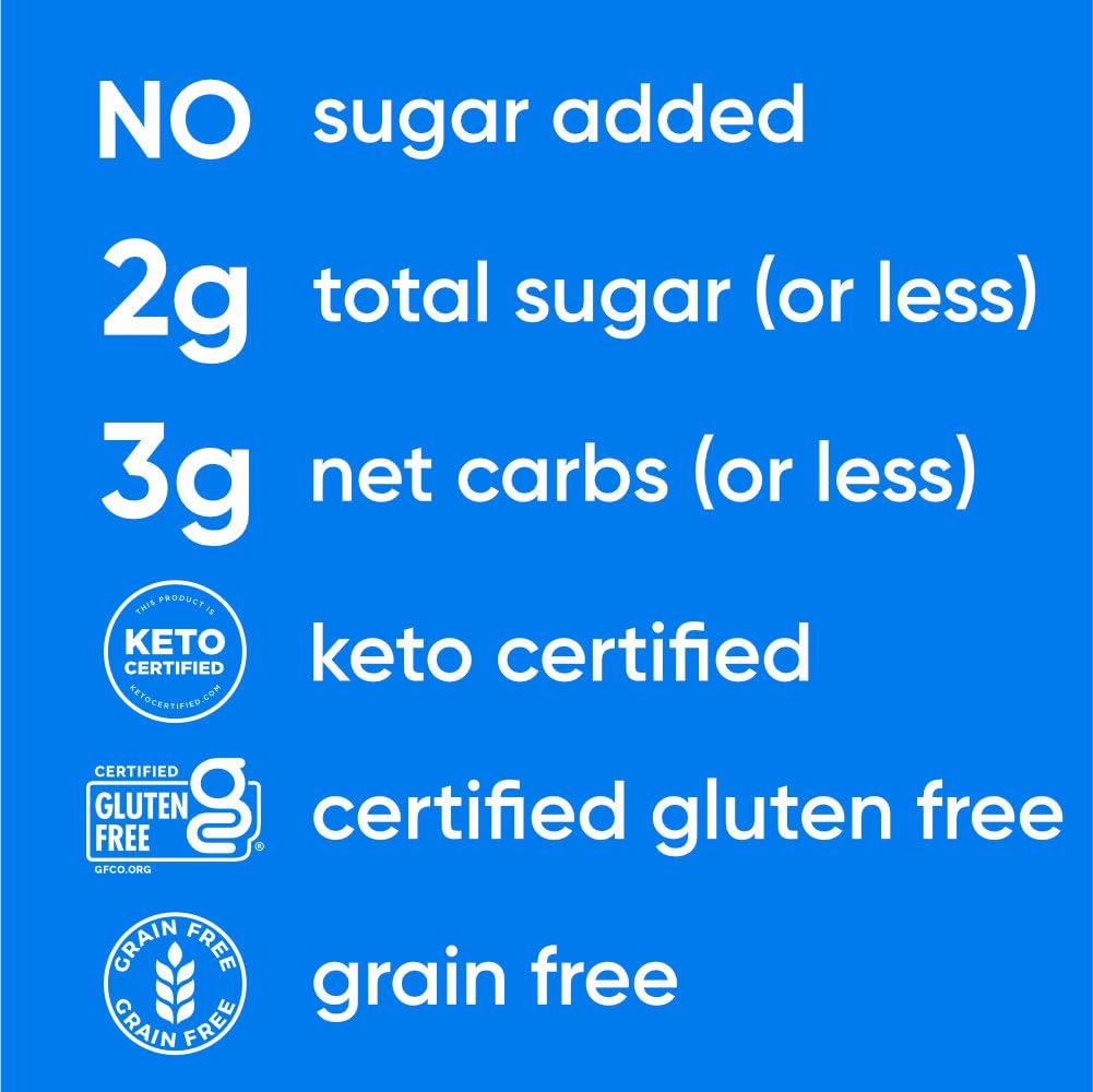 NuTrail Nut Granola Variety Pack - No Sugar Added, Gluten Free, Grain Free, Keto & Low Carb Healthy Breakfast Cereal (8 oz, 6 Count) - Perfect for On-the-Go Snacking, Office Breakfast & Keto Diet Meal Prep