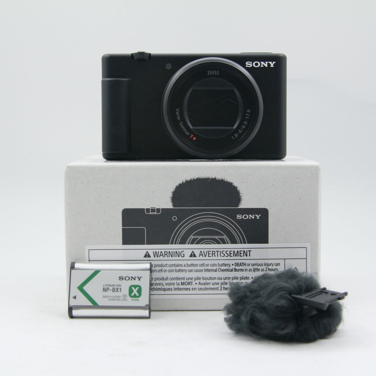 Open Box Excellent Condition Sony ZV-1 II Digital Camera (Black) - Perfect for Vlogging, Travel Photography & Content Creation