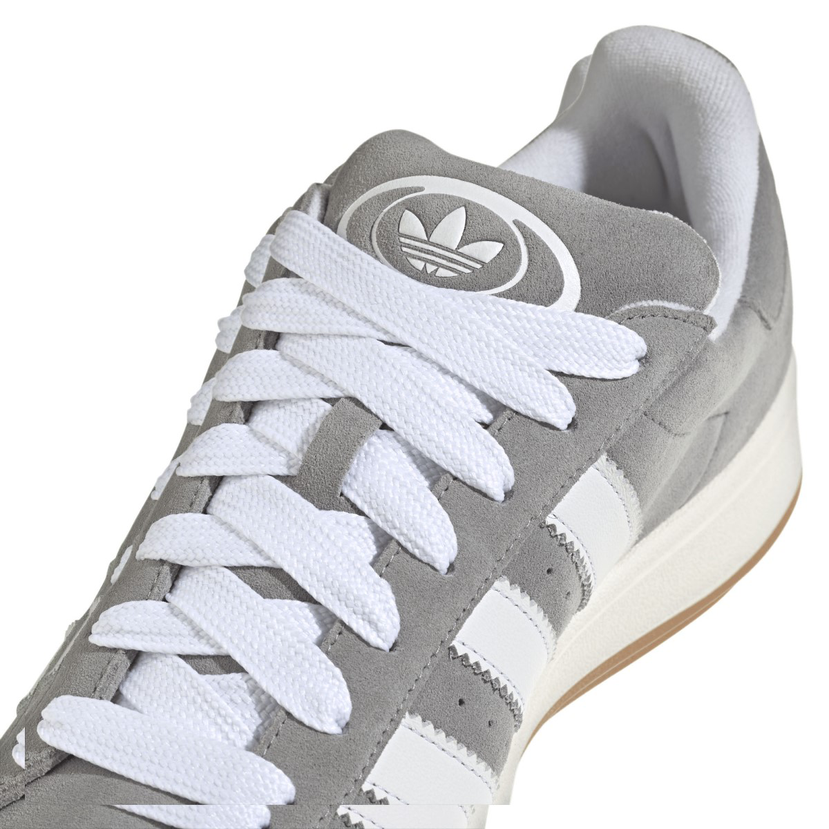 Campus 00s 'Grey Three' Vintage Sneakers for Men & Women - Retro 2000s Style Casual Shoes for Streetwear, Skateboarding & Everyday Fashion