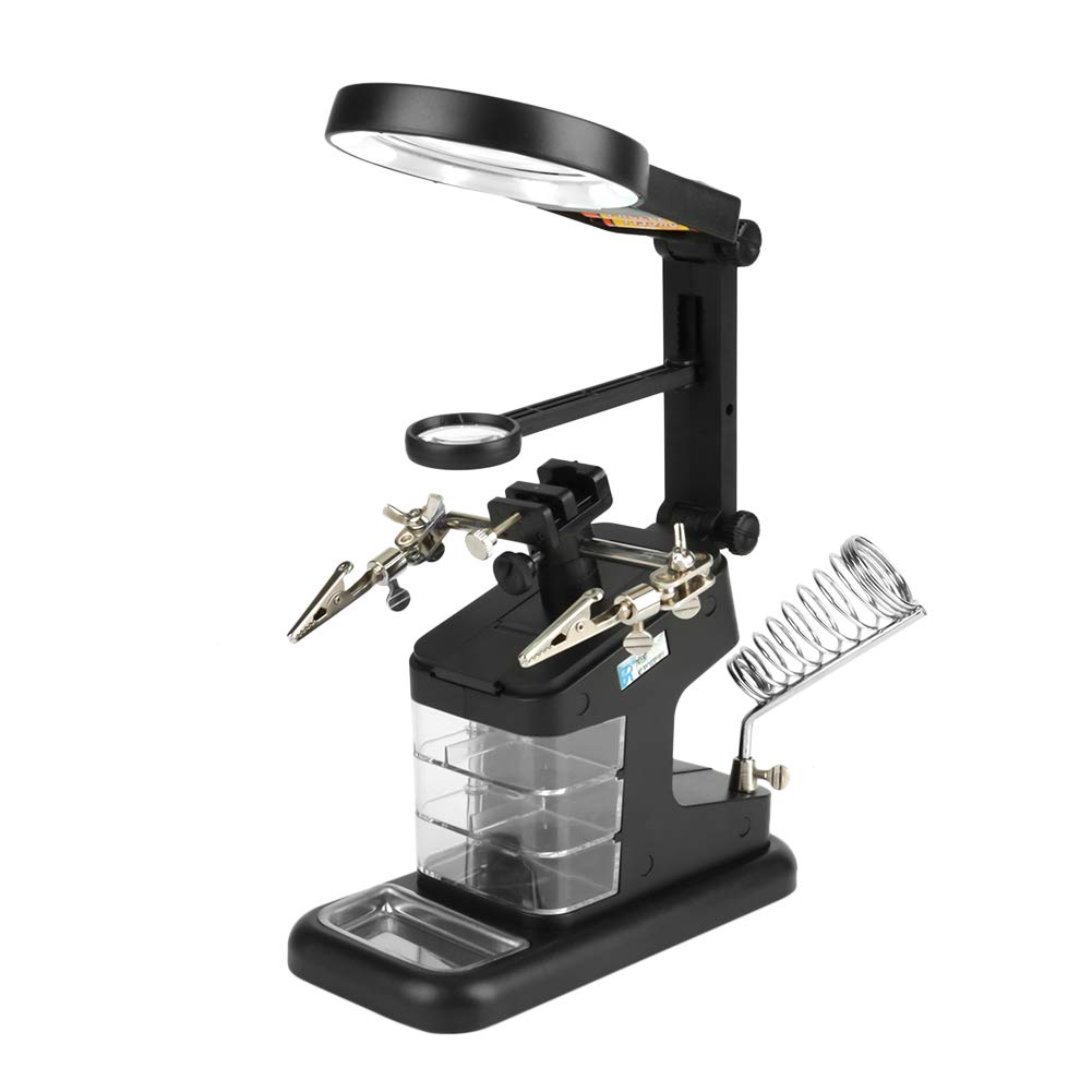 Precision Soldering Iron Station - High Accuracy & Stable Temperature Control for Electronics Repair & DIY Projects (Black) | Ideal for Circuit Board, PCB, and Home Appliance Repairs