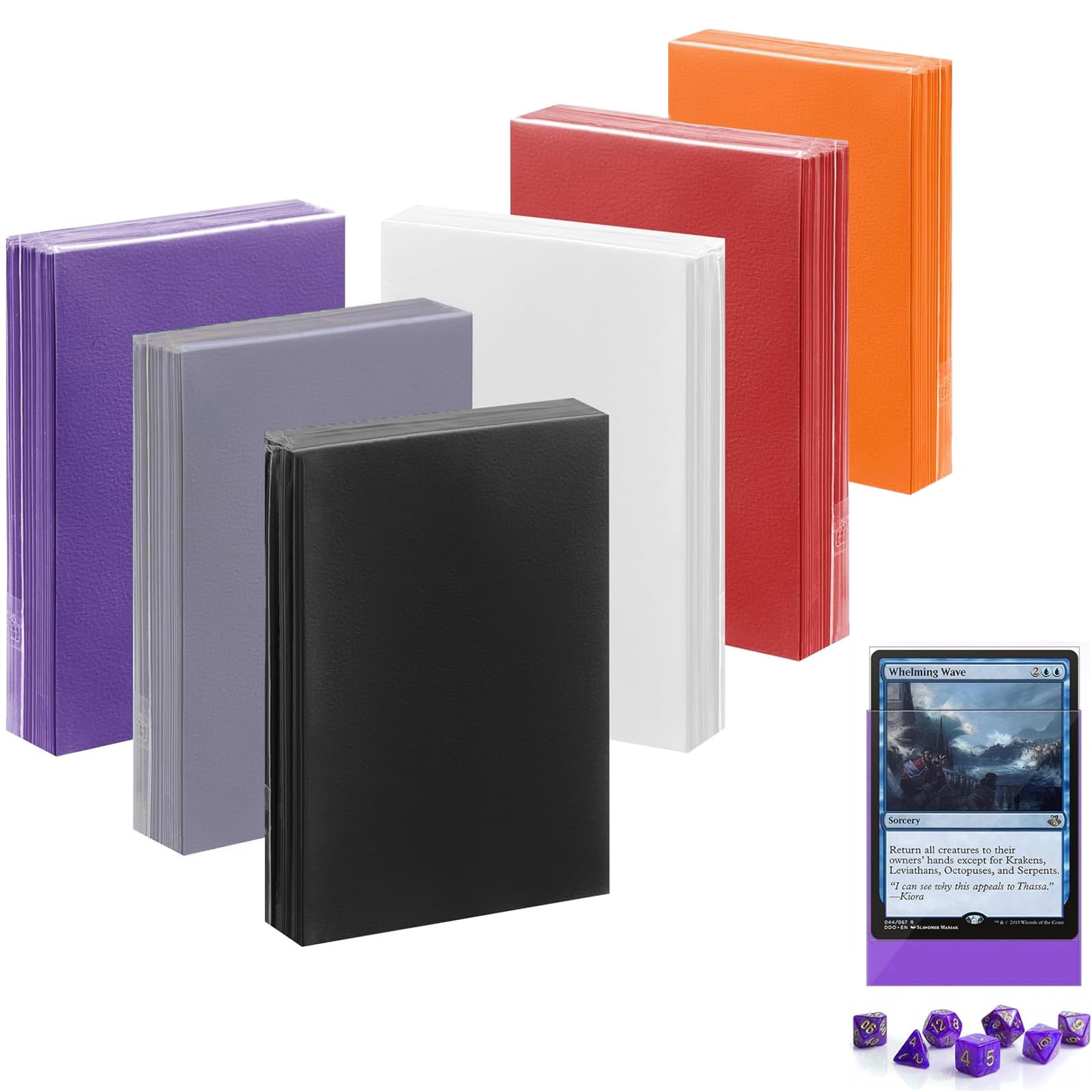 300 PCS Premium Matte Card Sleeves for MTG, Sports & Trading Cards - Durable Protection for Collectible Gaming Cards, Football Cards & Game Cards - Perfect for Card Storage, Tournaments & Game Nights