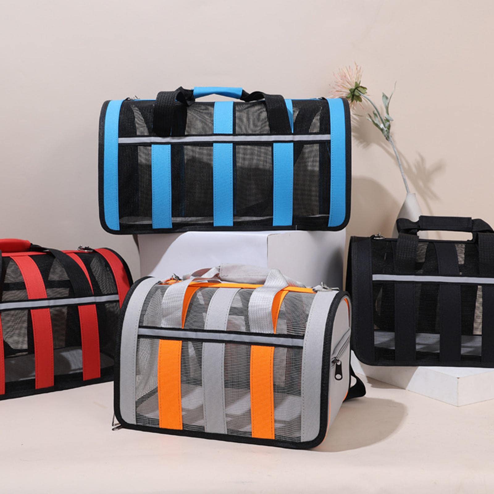 Enakshi Portable Dog Sling Carrier for Travel & Sightseeing - Lightweight, Durable Black Pet Bag for Small Dogs - Perfect for Hiking, Shopping, and Outdoor Adventures