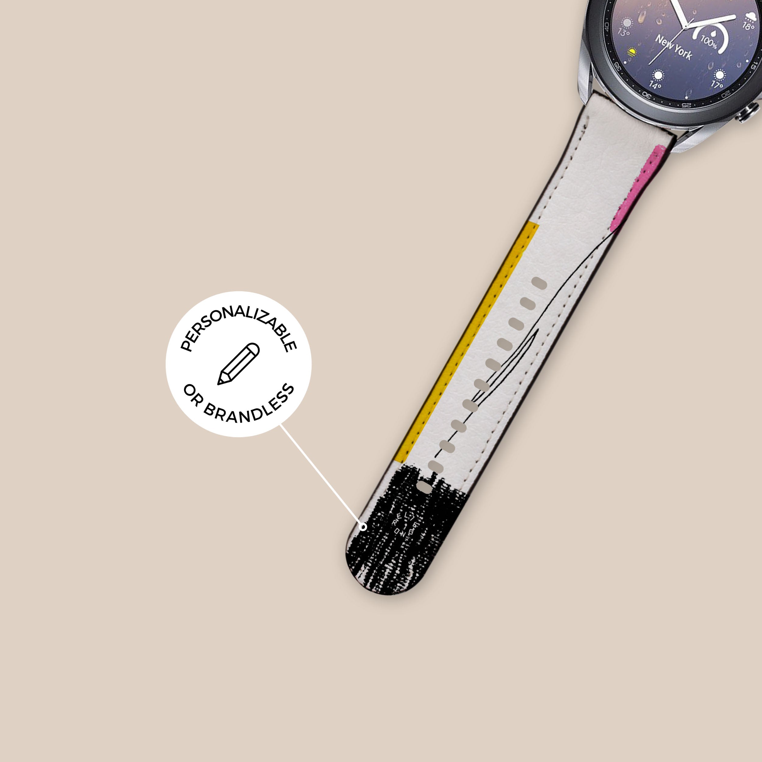 Chromatic Galaxy Watch Band - Stylish & Durable Replacement Strap for Samsung Galaxy Watch - Perfect for Workouts, Running & Everyday Wear