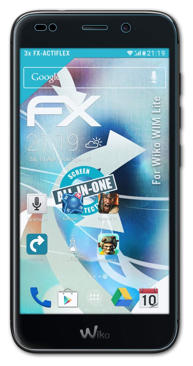 Wiko WIM Lite Screen Protector - 3 Pack Ultra Clear Flexible Film FX Screen Protection - Scratch Resistant & Bubble Free - Perfect for Daily Use, Travel & Outdoor Activities